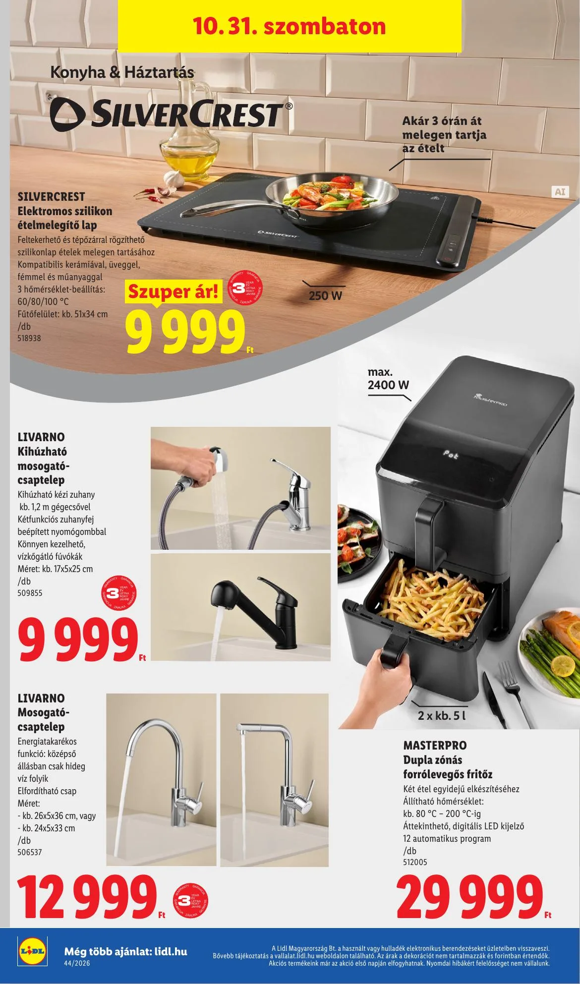 Lidl akciós újság 10.29–11.04 – 48. oldal