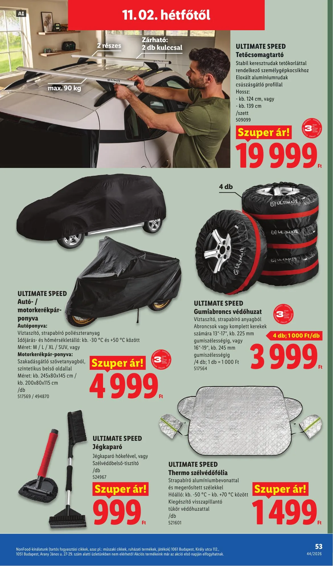 Lidl akciós újság 10.29–11.04 – 53. oldal