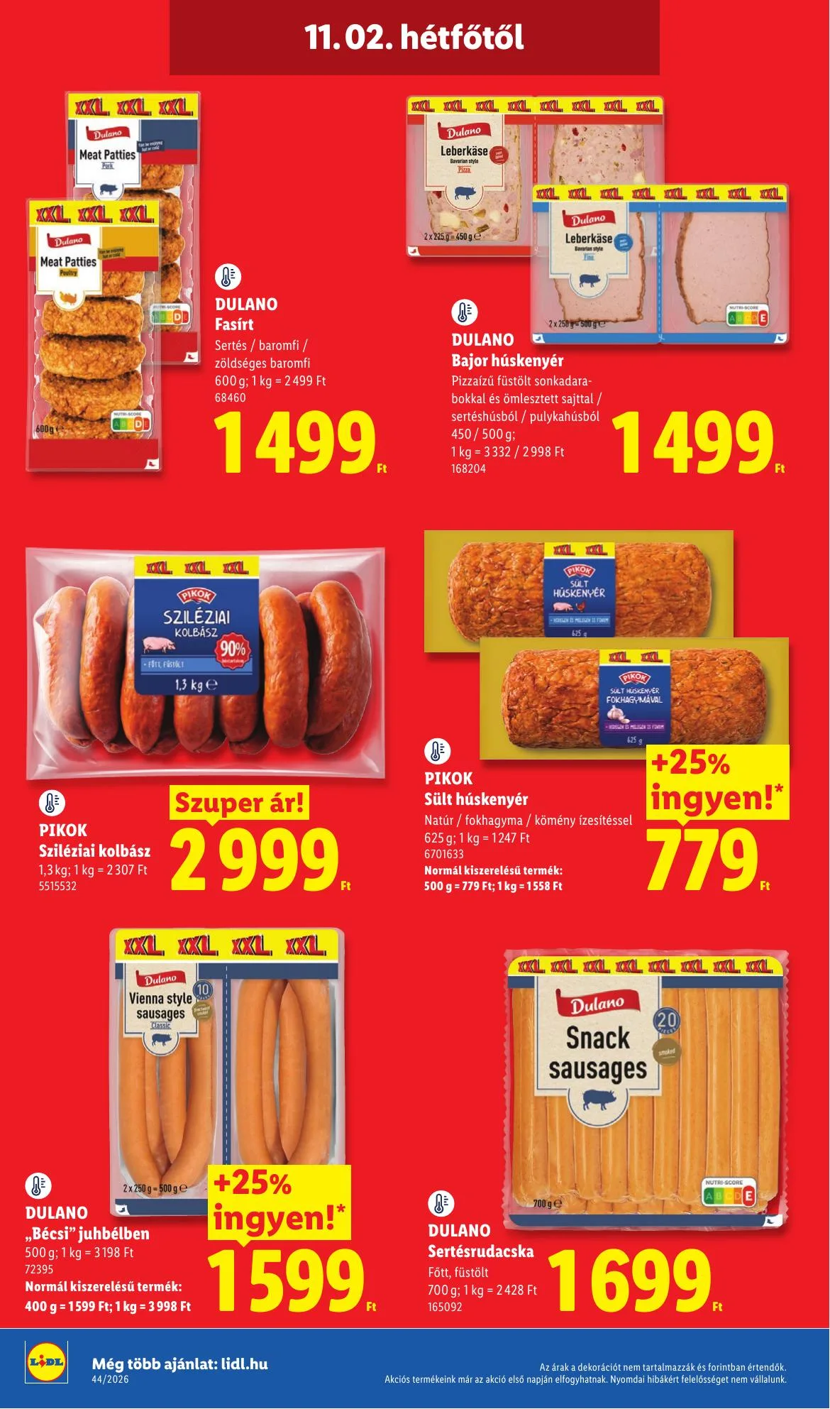 Lidl akciós újság 10.29–11.04 – 64. oldal