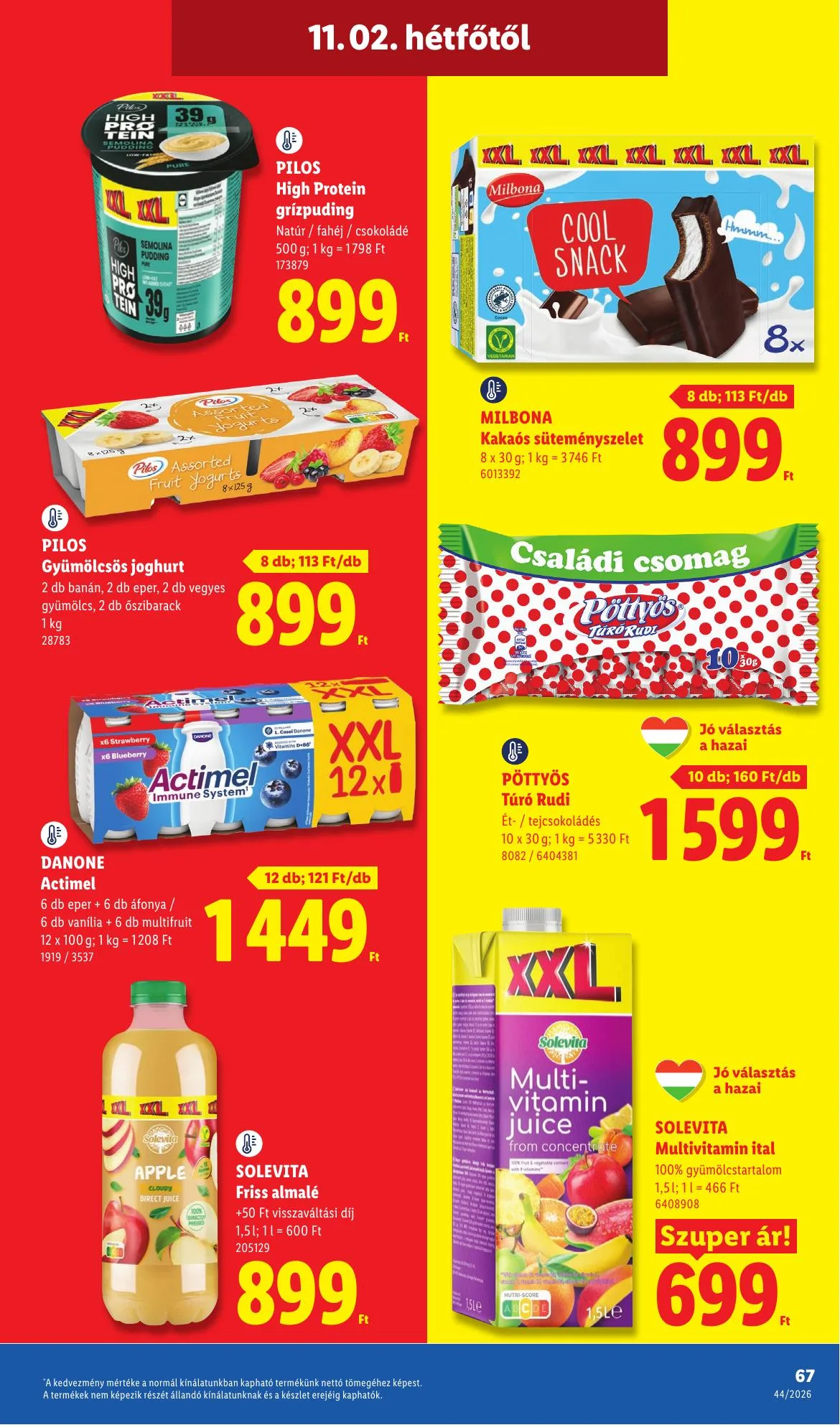 Lidl akciós újság 10.29–11.04 – 67. oldal