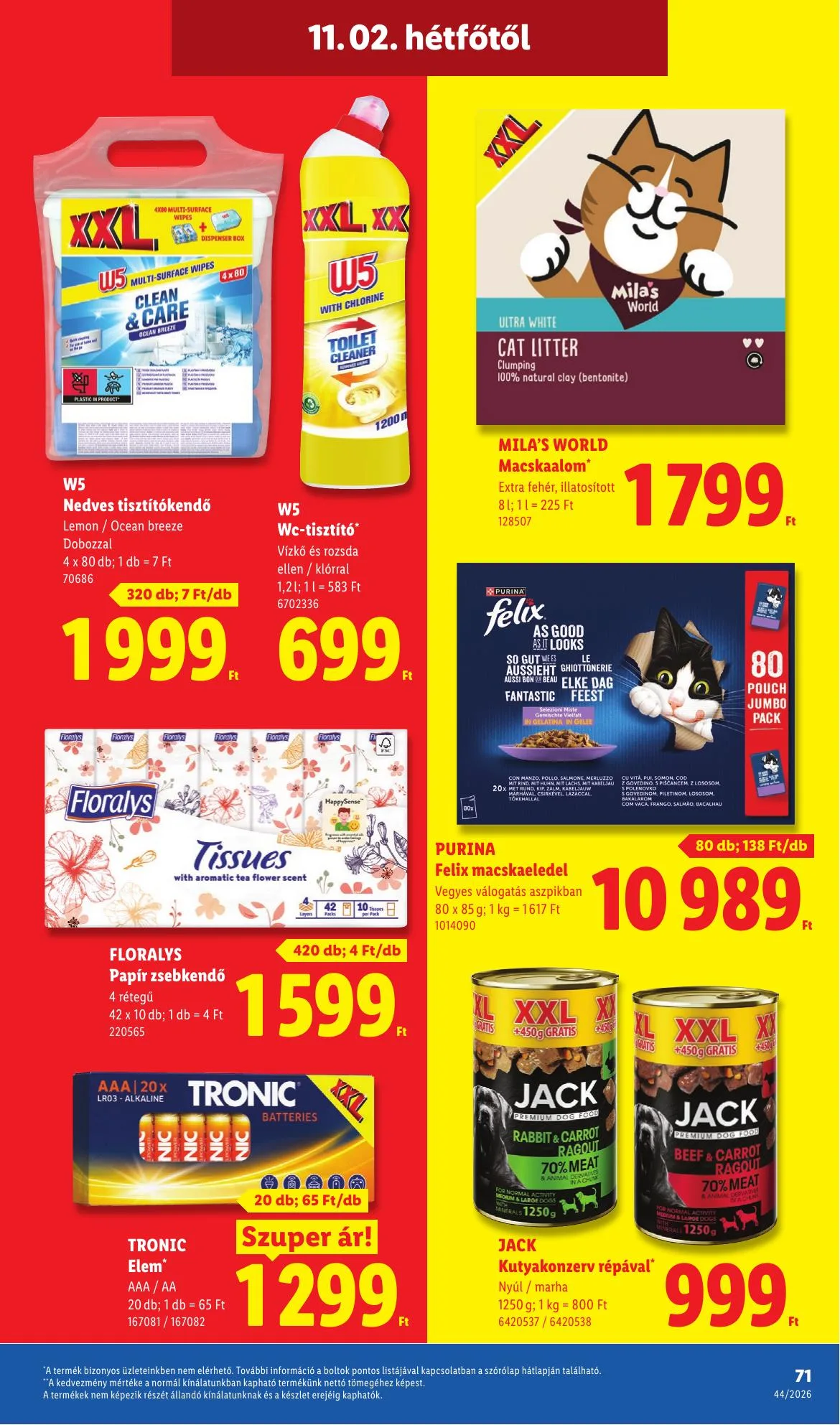 Lidl akciós újság 10.29–11.04 – 71. oldal