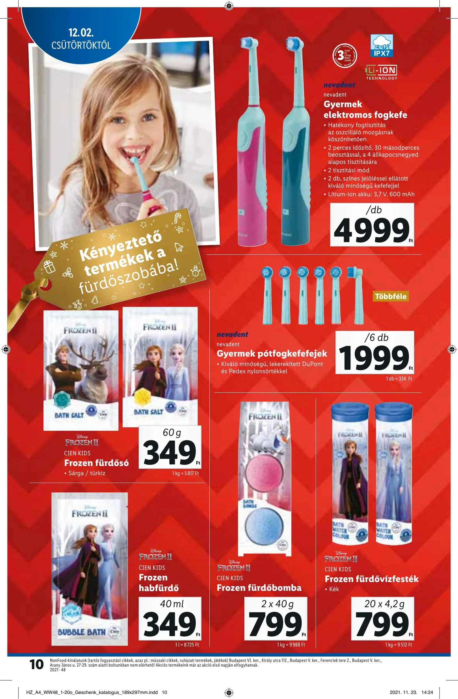Lidl akciós újság Ajandekkatalogus 12.02–12.02 – 10. oldal