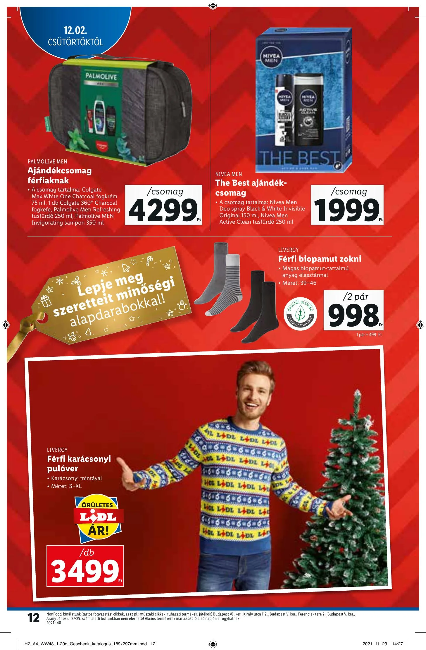Lidl akciós újság Ajandekkatalogus 12.02–12.02 – 12. oldal