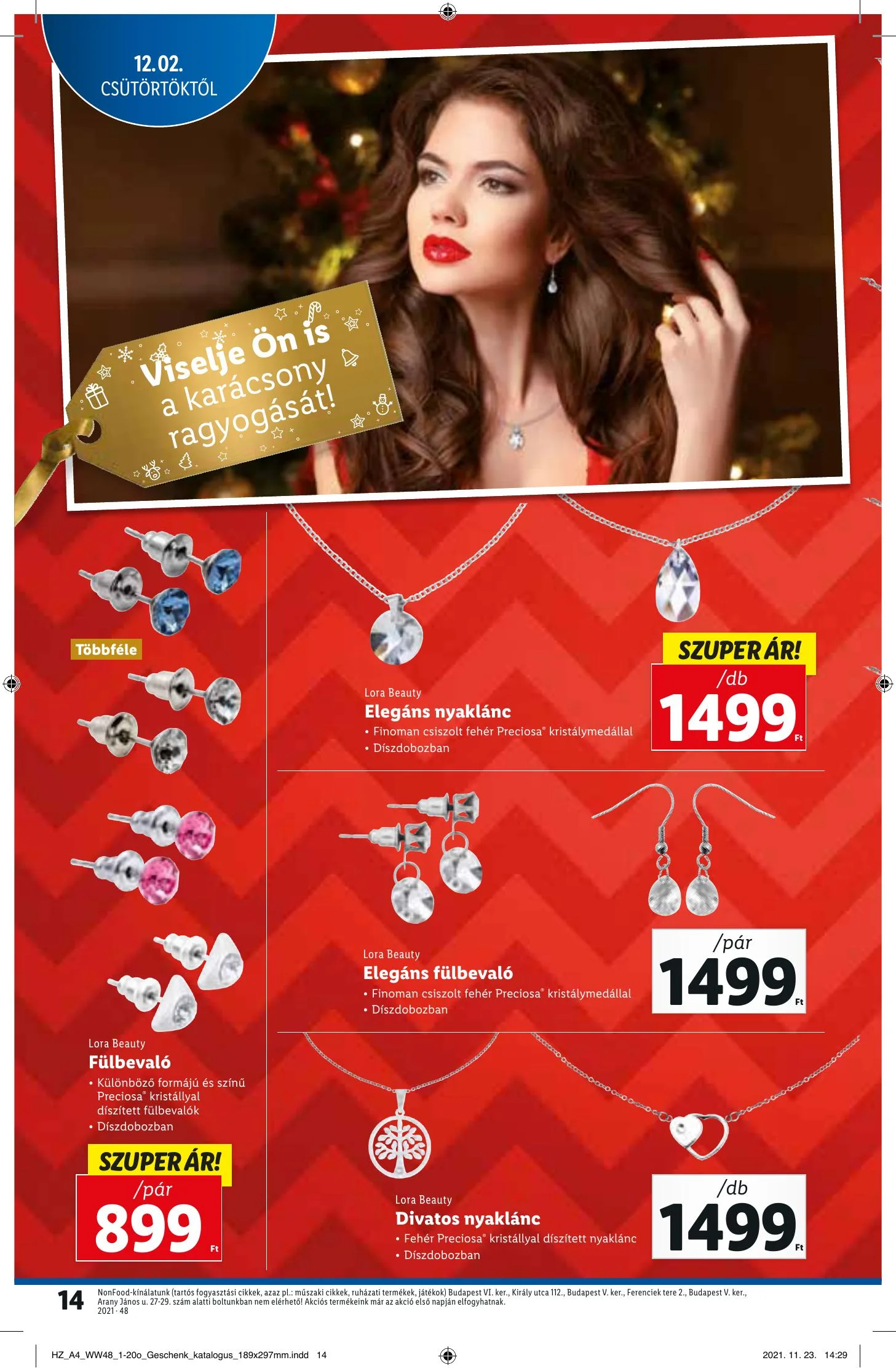 Lidl akciós újság Ajandekkatalogus 12.02–12.02 – 14. oldal
