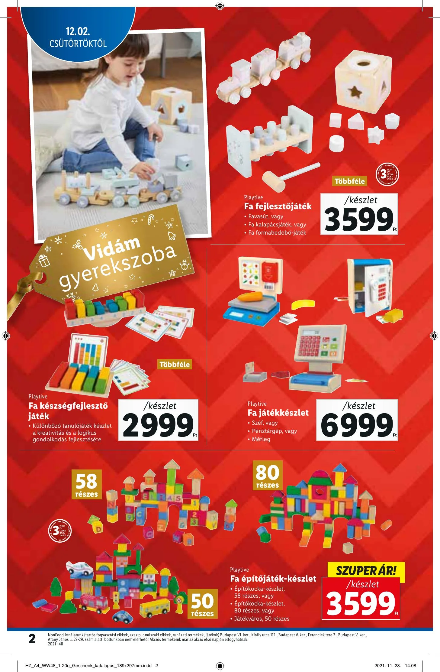 Lidl akciós újság Ajandekkatalogus 12.02–12.02 – 2. oldal
