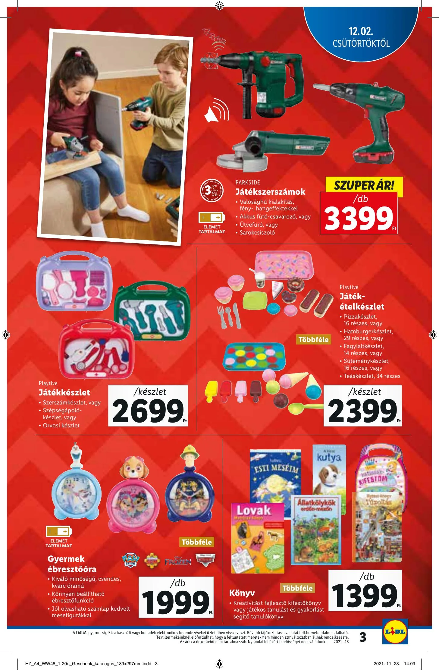 Lidl akciós újság Ajandekkatalogus 12.02–12.02 – 3. oldal