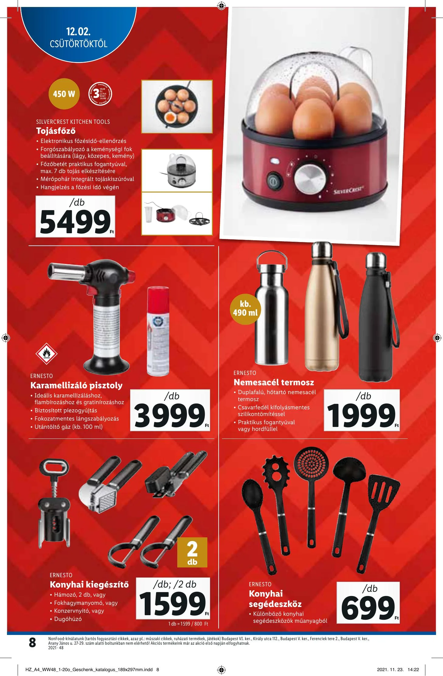 Lidl akciós újság Ajandekkatalogus 12.02–12.02 – 8. oldal