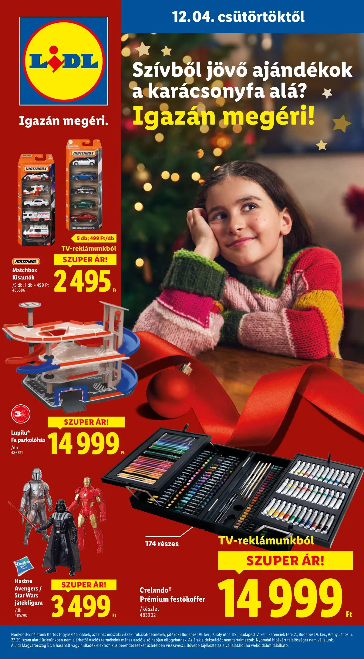 Lidl akciós újság Ajandekkatalogus 12.04–12.04