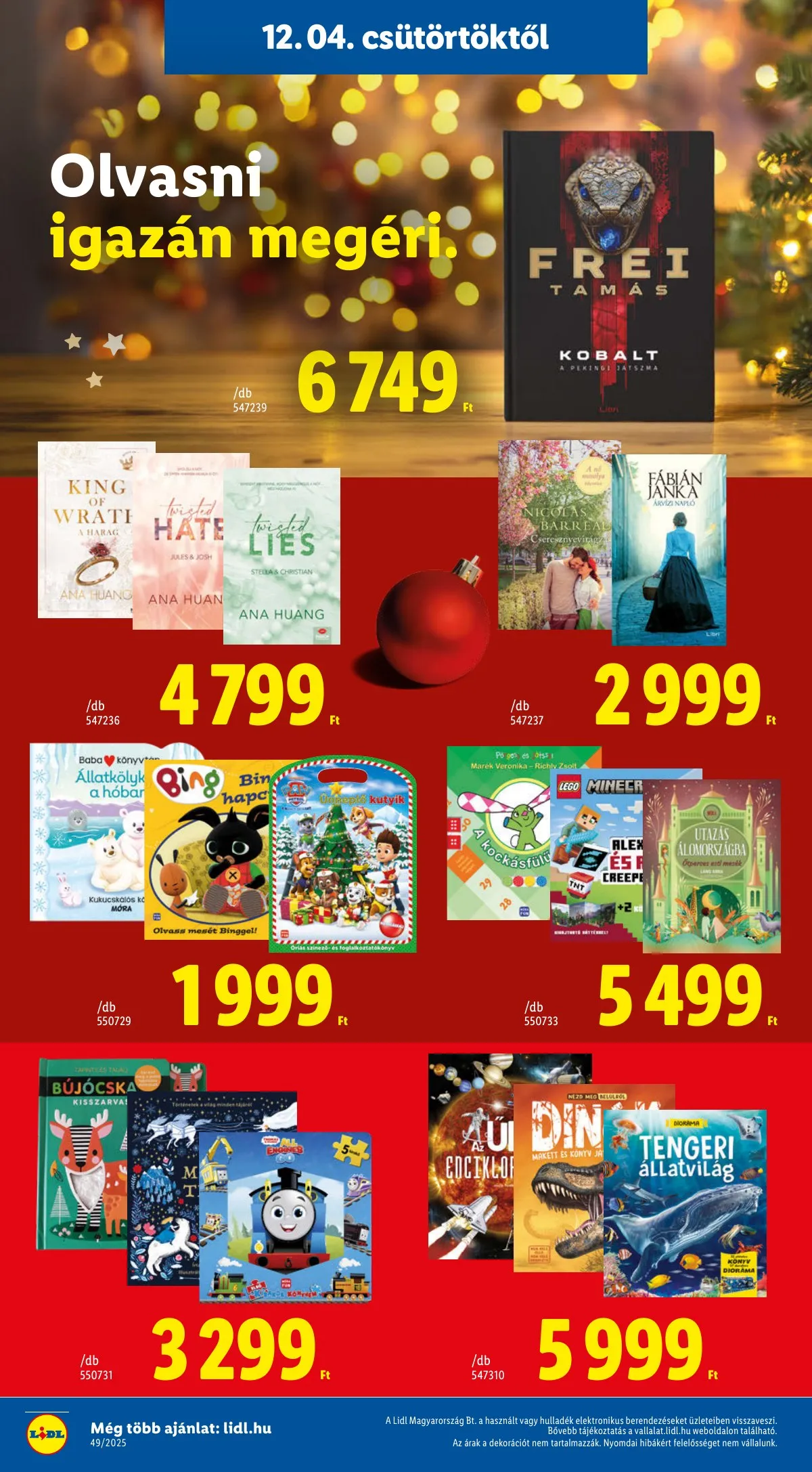 Lidl akciós újság Ajandekkatalogus 12.04–12.04 – 10. oldal