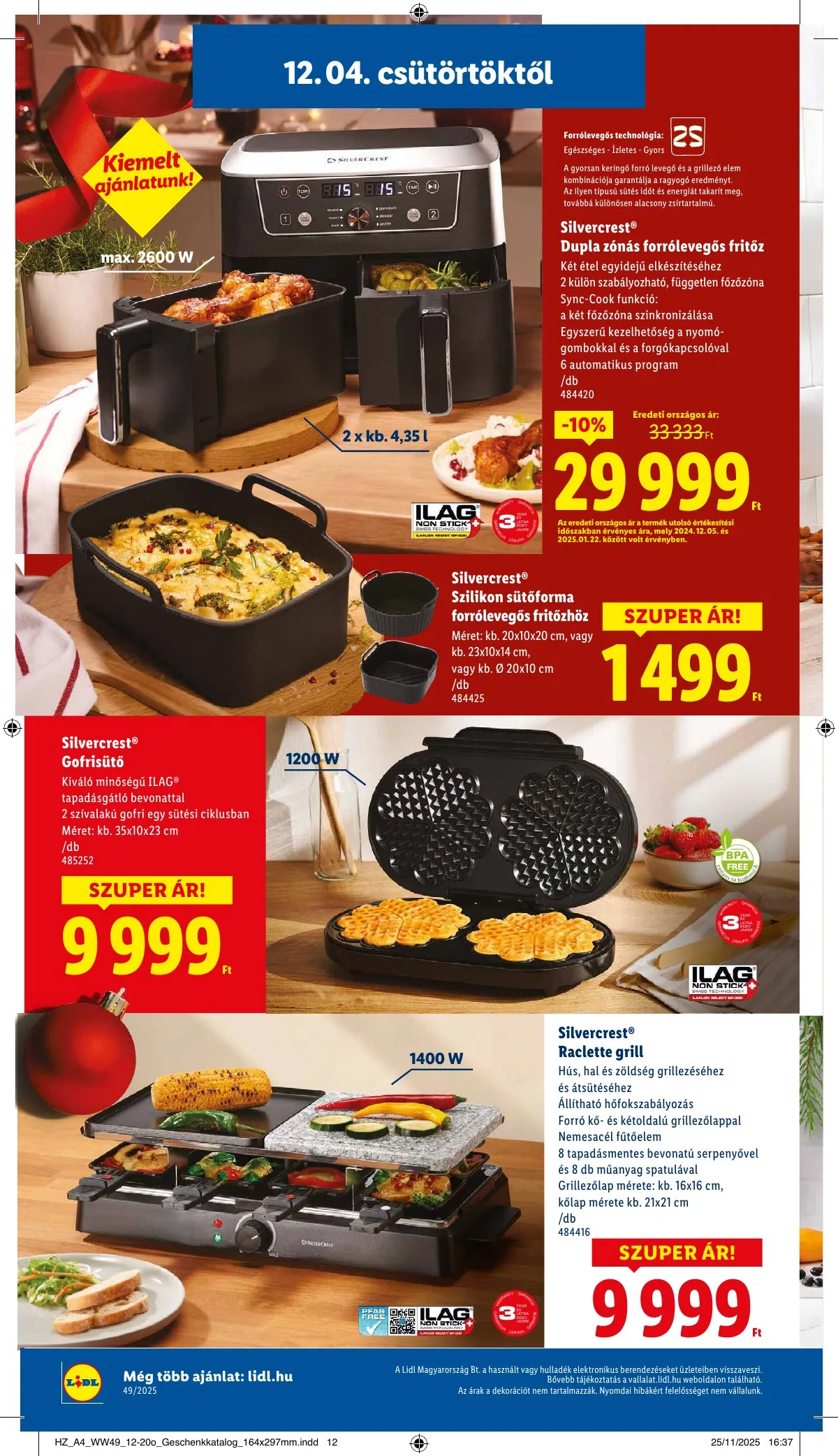 Lidl akciós újság Ajandekkatalogus 12.04–12.04 – 14. oldal