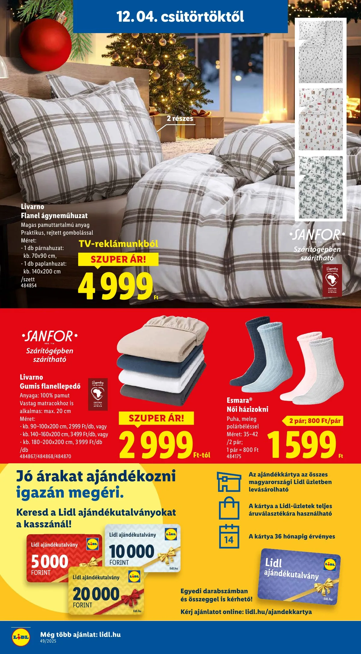Lidl akciós újság Ajandekkatalogus 12.04–12.04 – 18. oldal