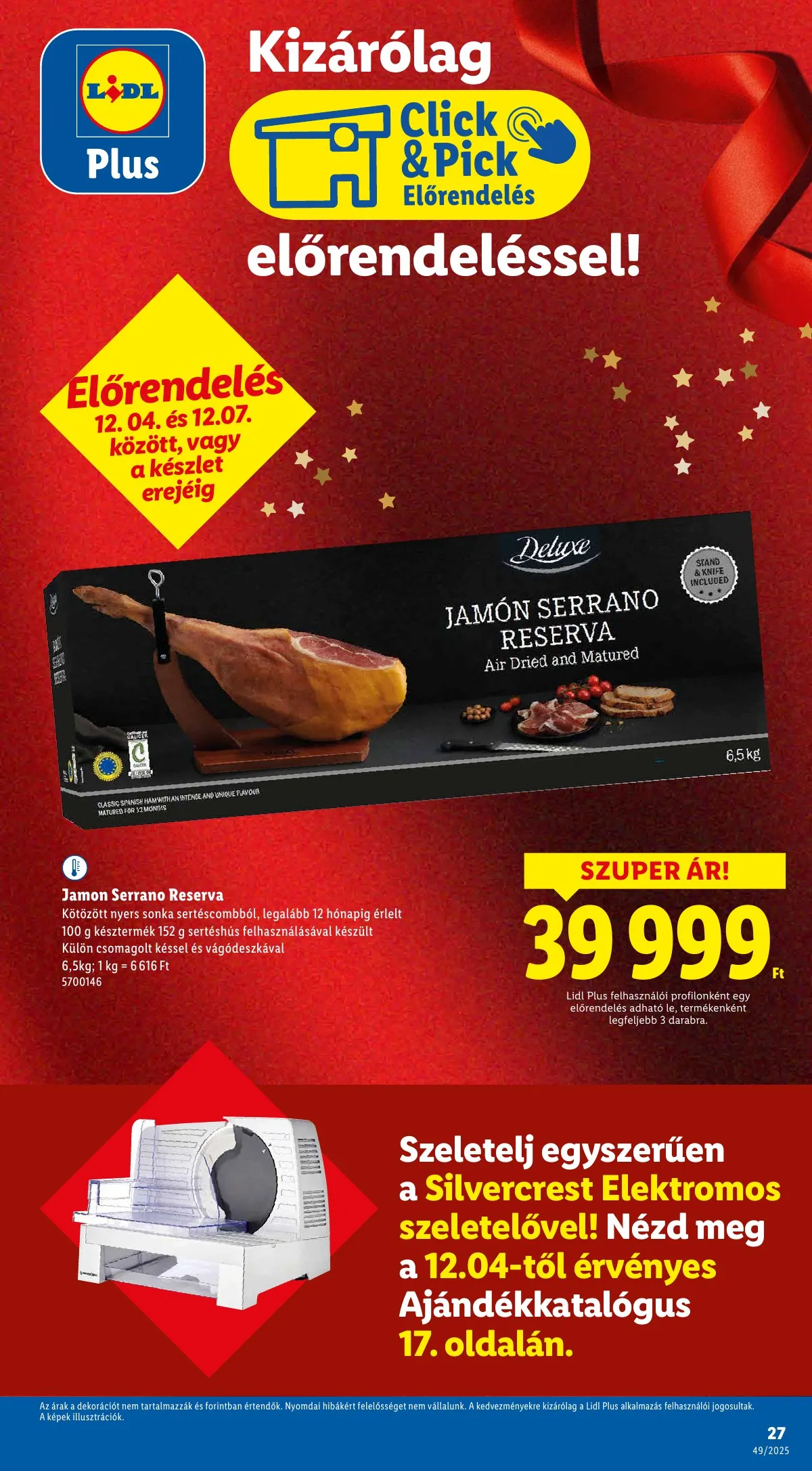 Lidl akciós újság Ajandekkatalogus 12.04–12.04 – 27. oldal