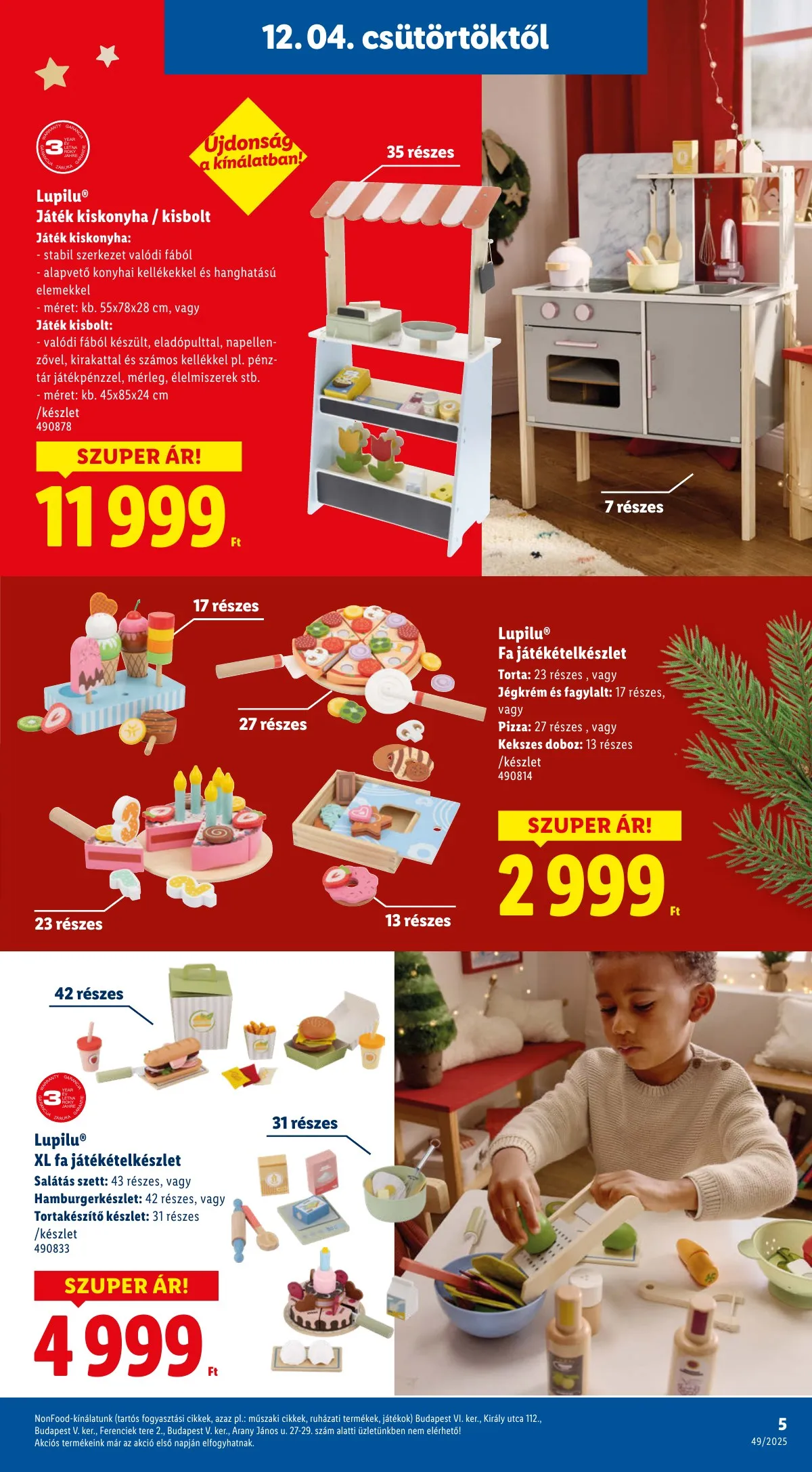 Lidl akciós újság Ajandekkatalogus 12.04–12.04 – 5. oldal