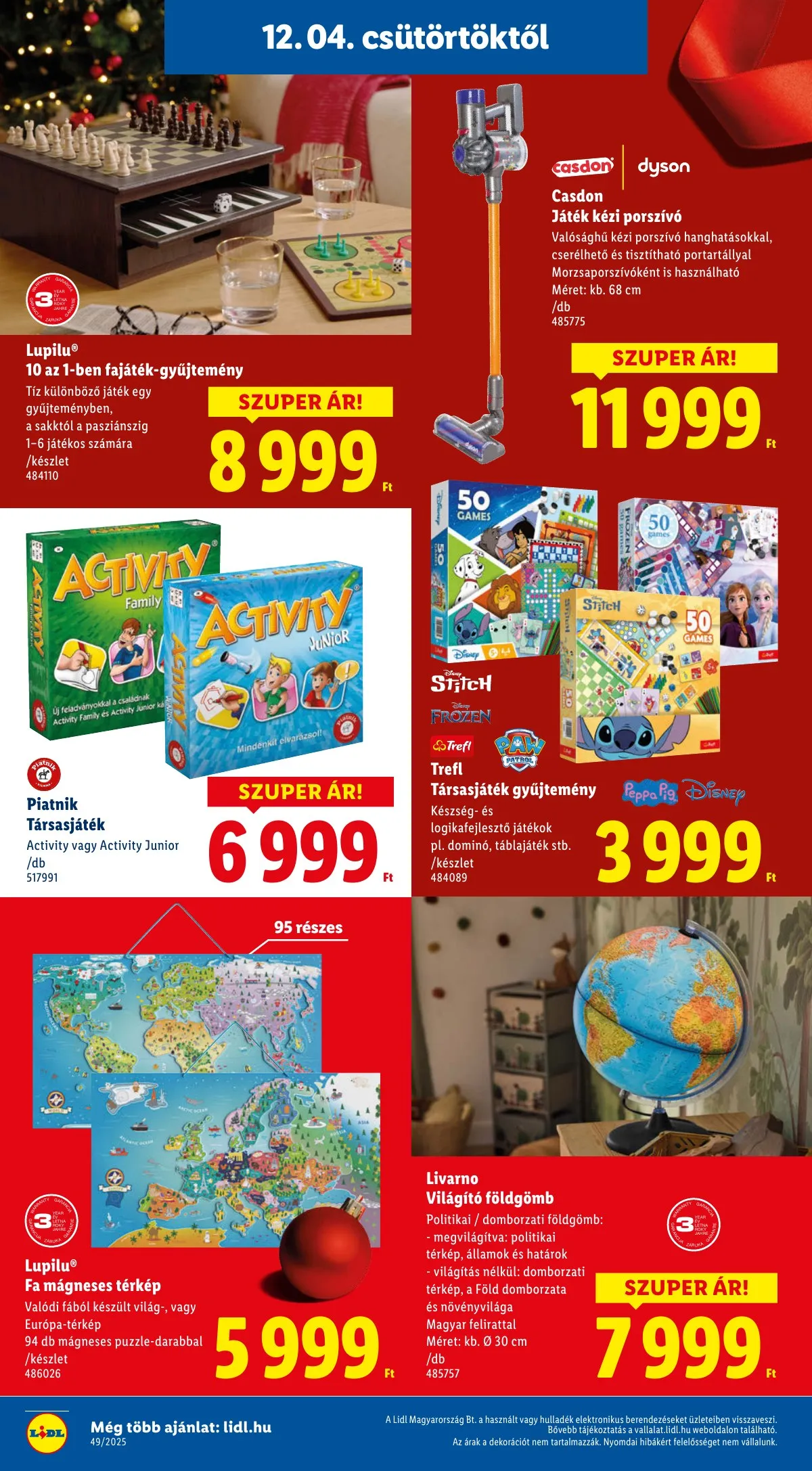 Lidl akciós újság Ajandekkatalogus 12.04–12.04 – 8. oldal