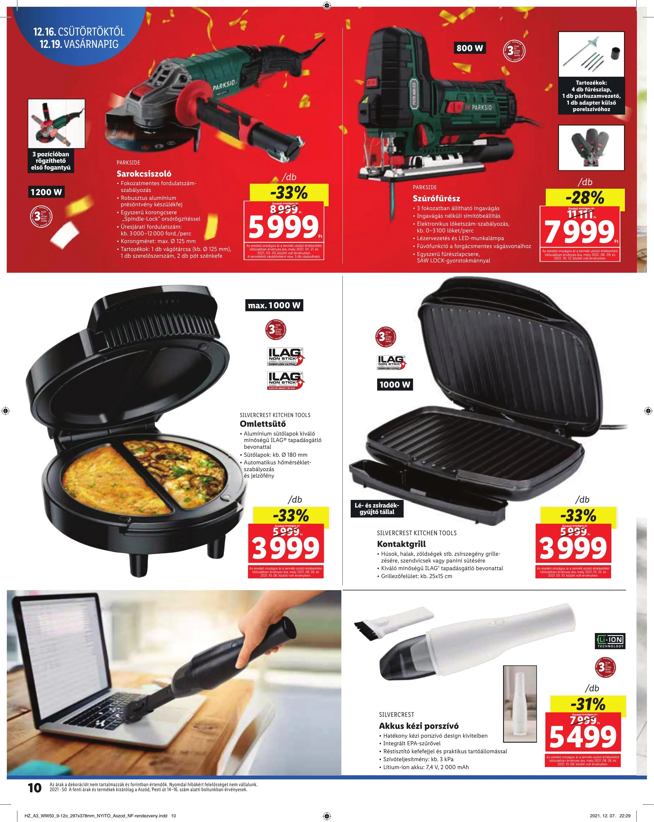 Lidl akciós újság Aszod 12.16–12.19 – 10. oldal