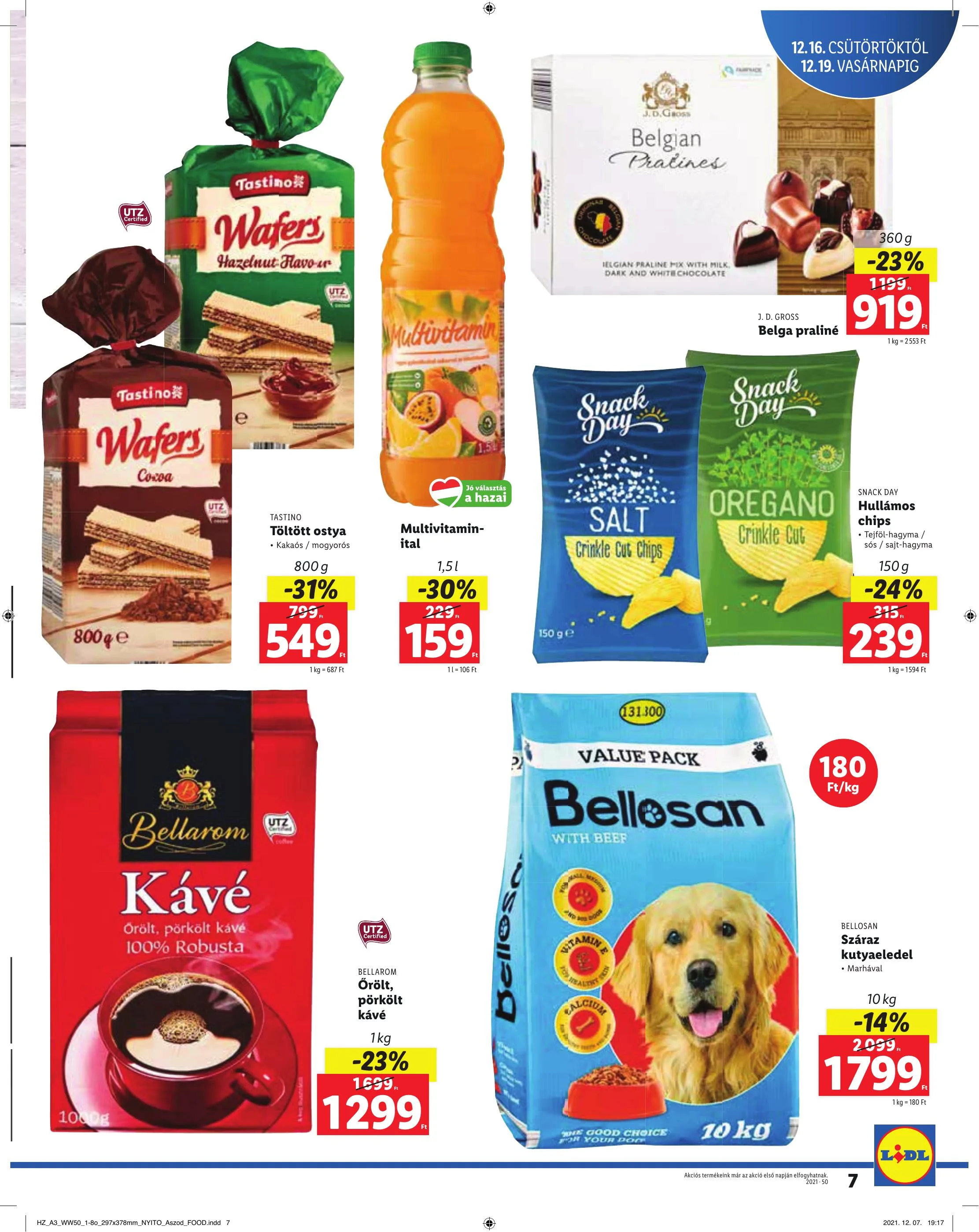 Lidl akciós újság Aszod 12.16–12.19 – 7. oldal