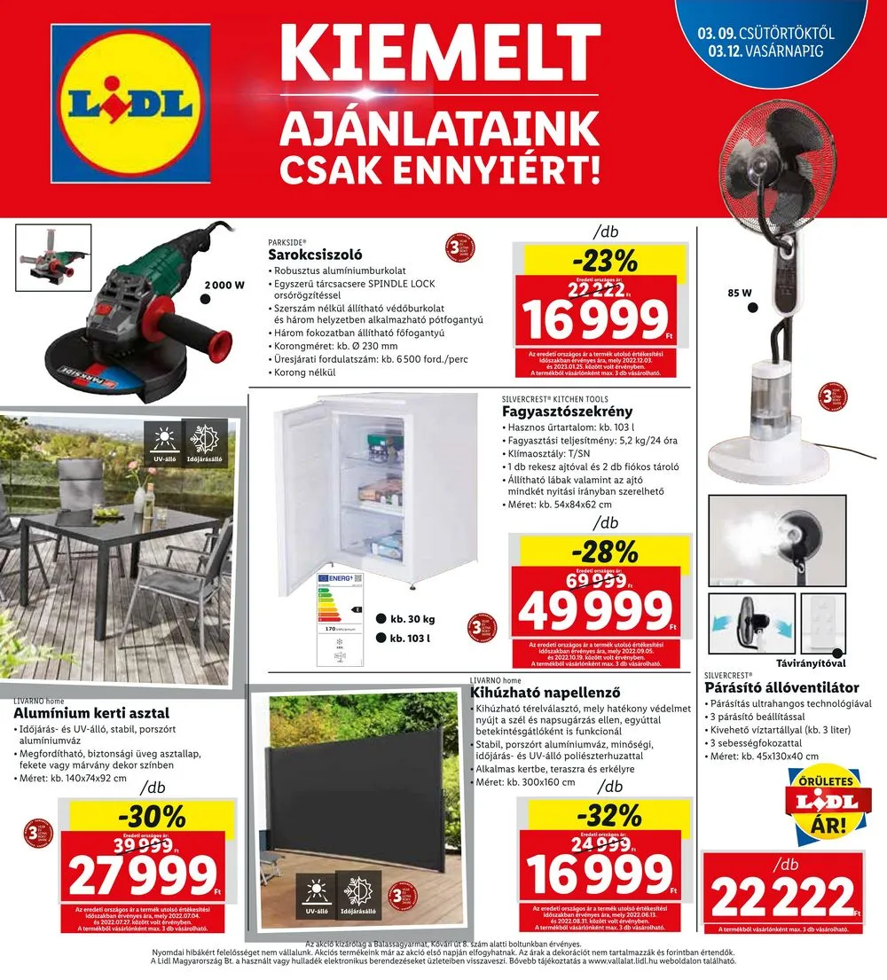 Lidl akciós újság Balassagyarmat 03.09–03.12 – 4. oldal