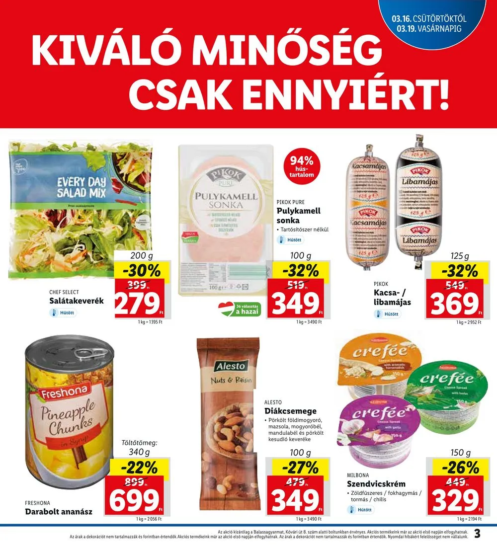 Lidl akciós újság Balassagyarmat 03.16–03.19 – 3. oldal