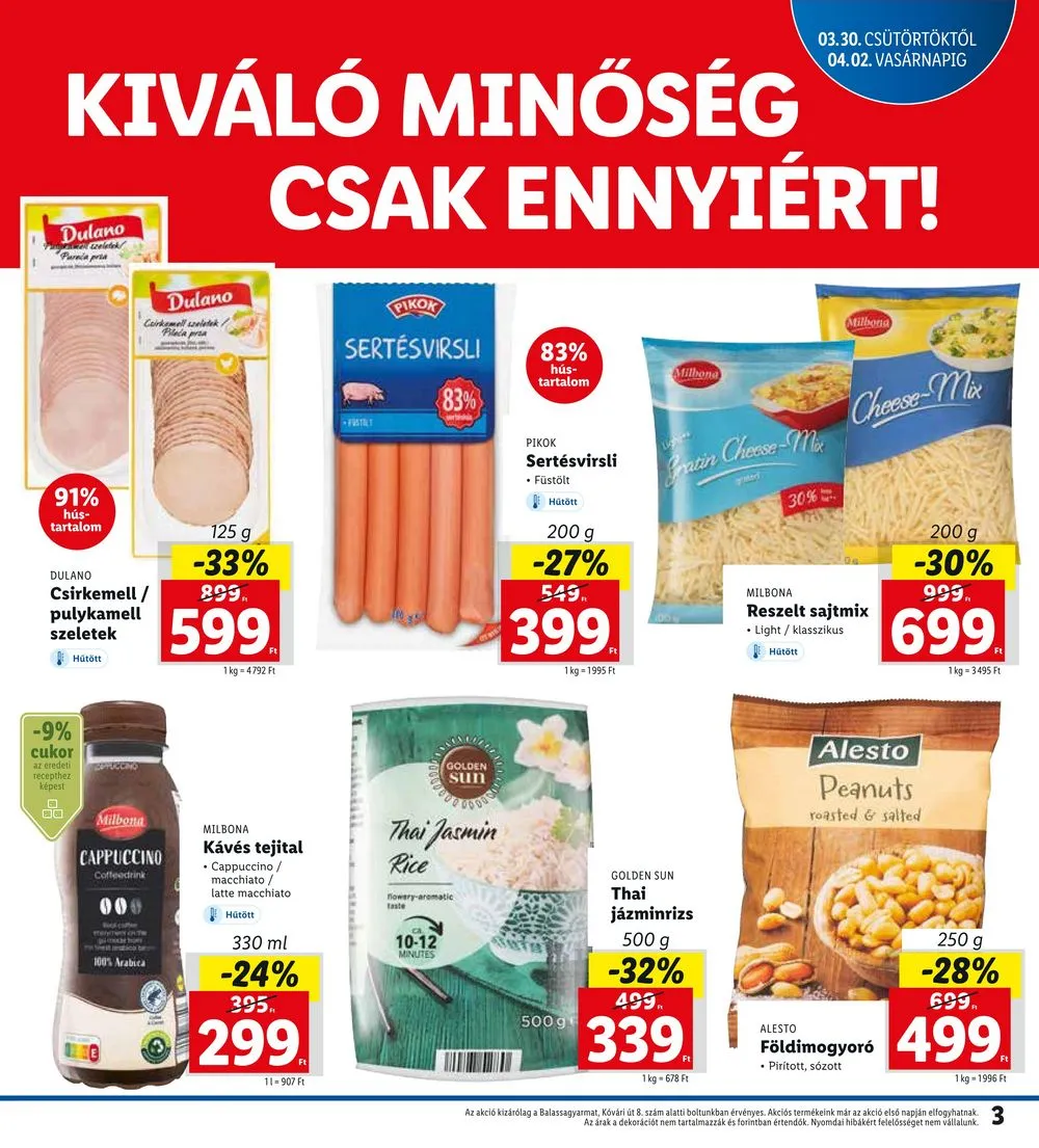 Lidl akciós újság Balassagyarmat 03.30–04.02 – 3. oldal