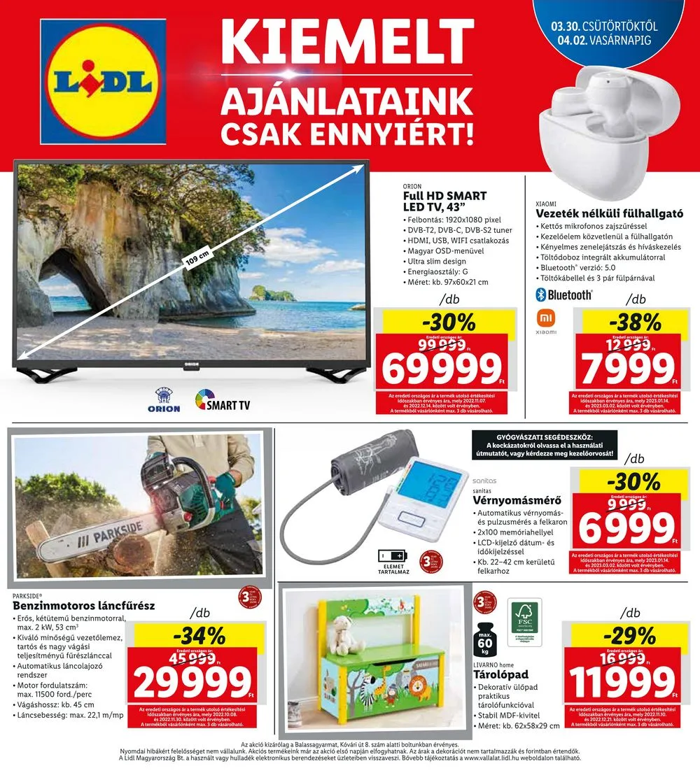 Lidl akciós újság Balassagyarmat 03.30–04.02 – 4. oldal