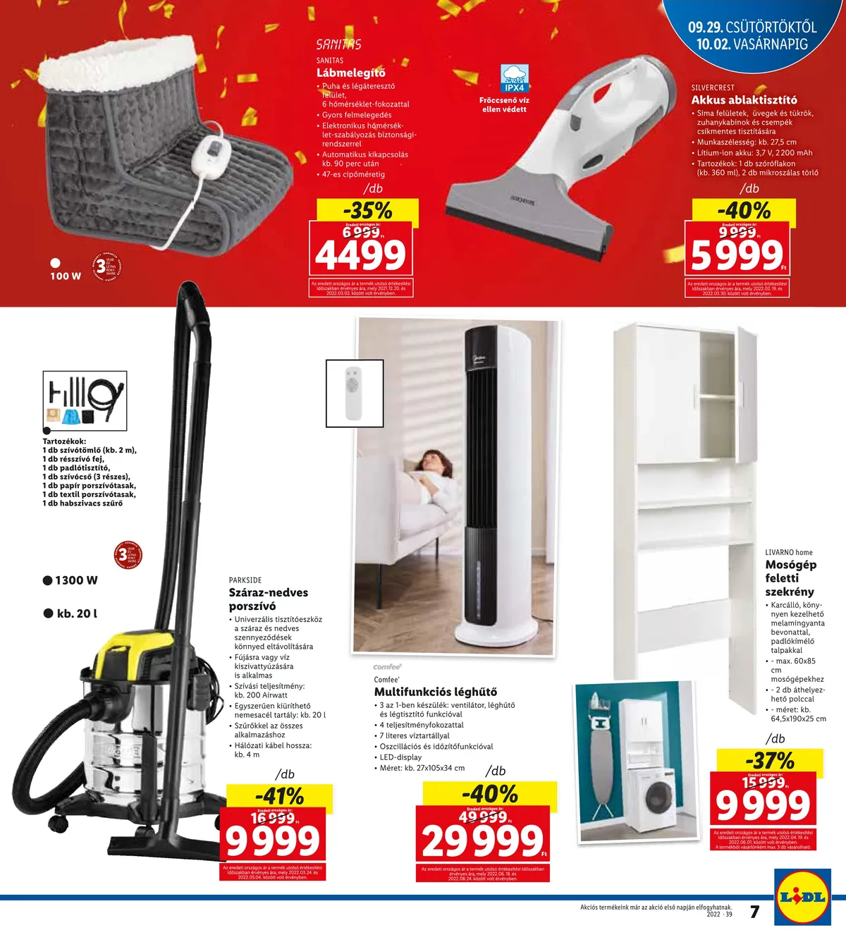 Lidl akciós újság Balmazujvaros 09.29–10.02 – 7. oldal