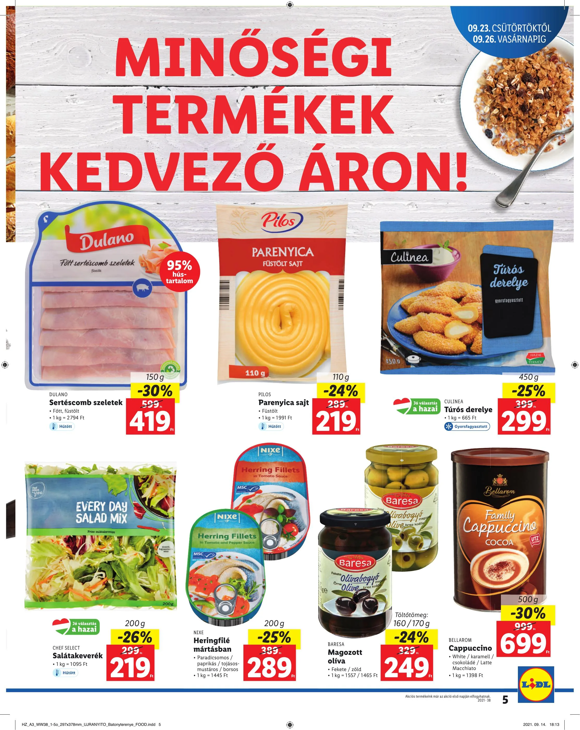 Lidl akciós újság Batonyterenye 09.23–09.26 – 5. oldal