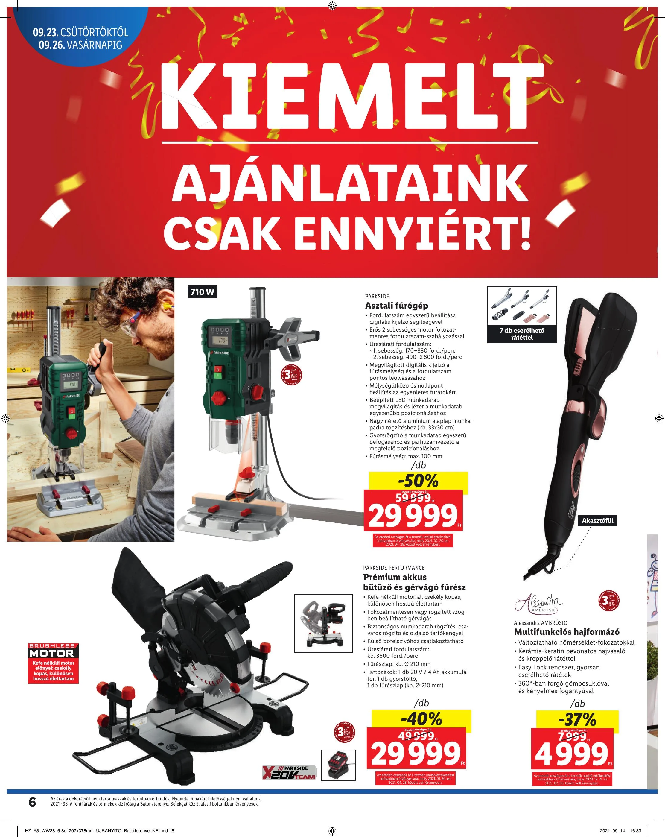 Lidl akciós újság Batonyterenye 09.23–09.26 – 6. oldal