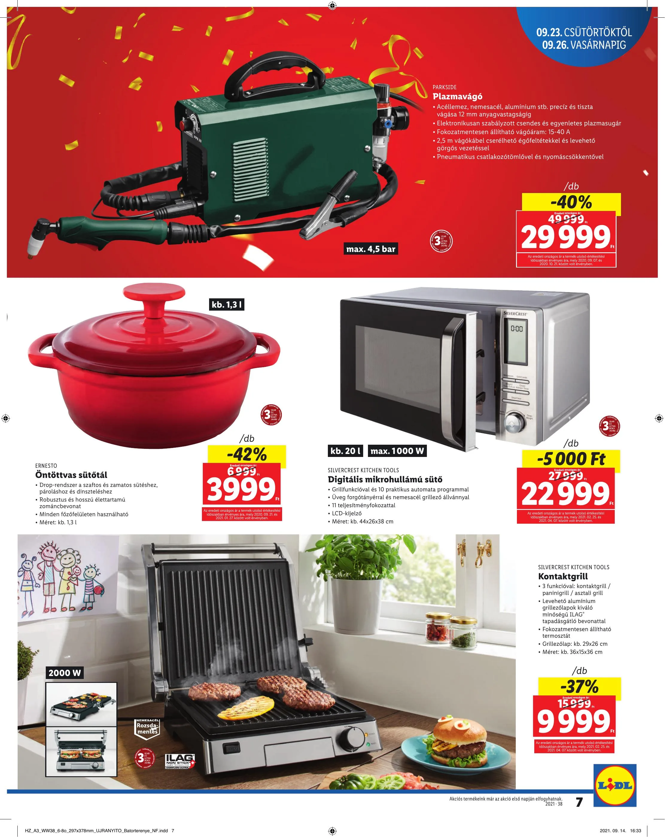 Lidl akciós újság Batonyterenye 09.23–09.26 – 7. oldal