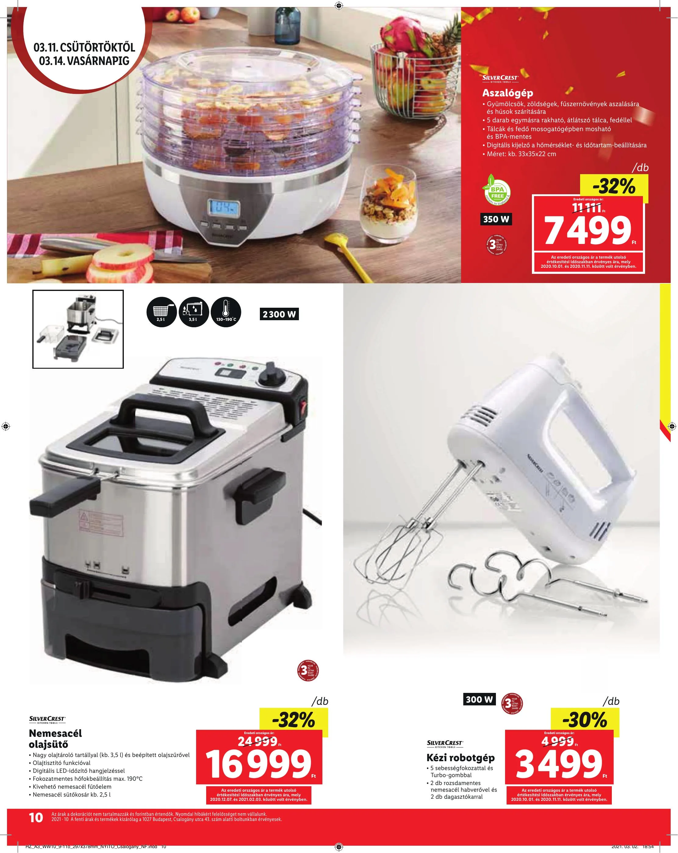 Lidl akciós újság Bp Ii Ker 03.11–03.14 – 10. oldal