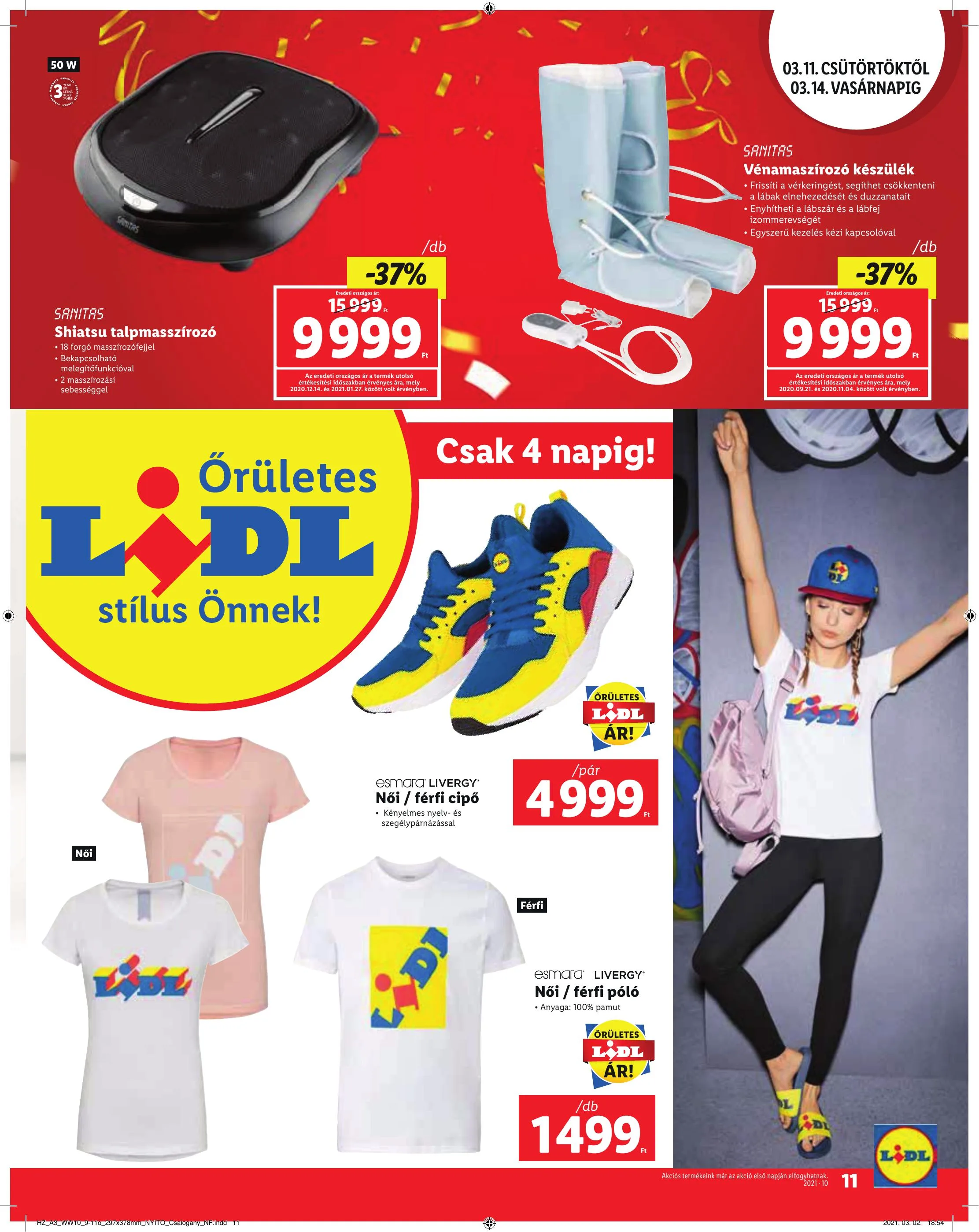 Lidl akciós újság Bp Ii Ker 03.11–03.14 – 11. oldal