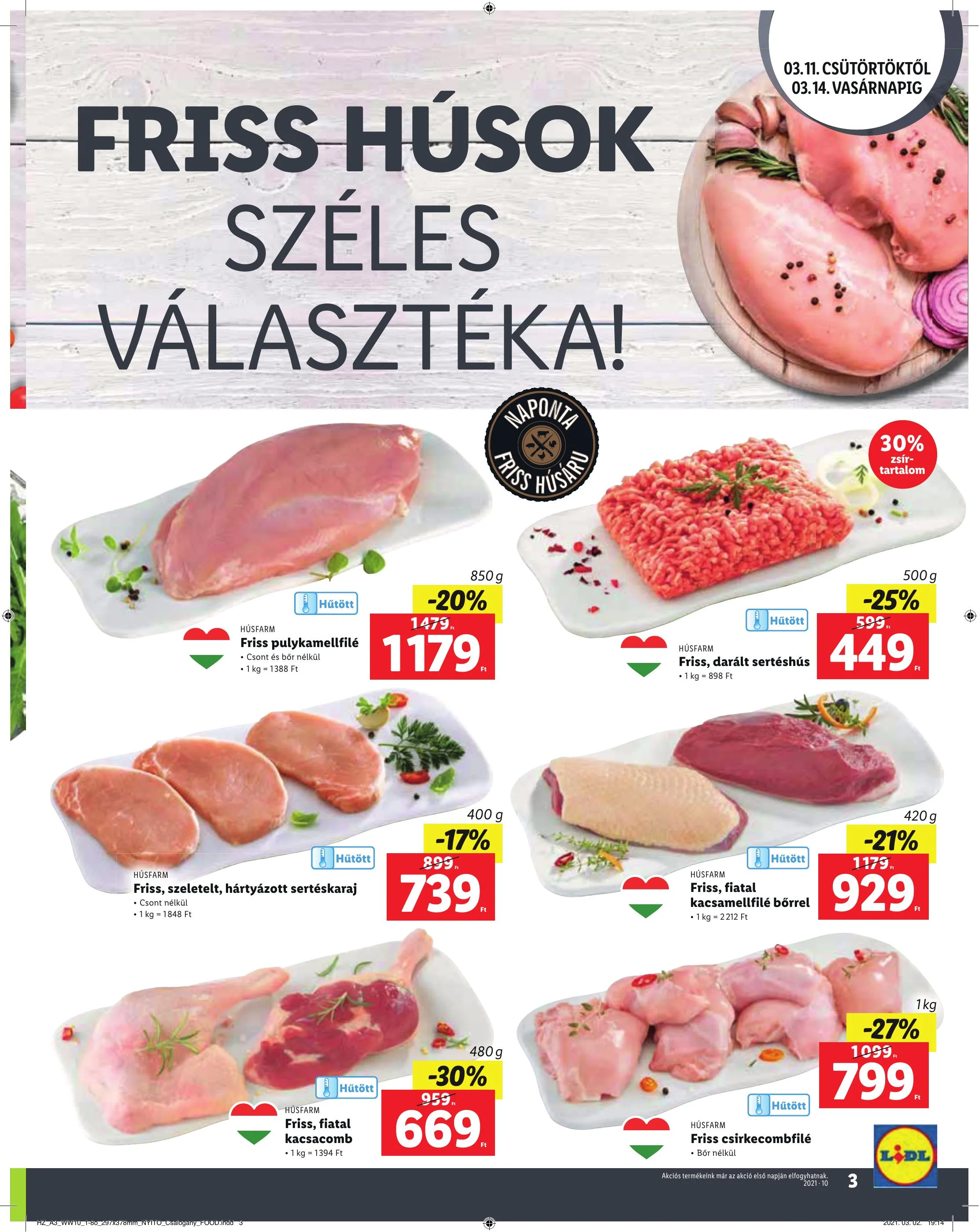 Lidl akciós újság Bp Ii Ker 03.11–03.14 – 3. oldal