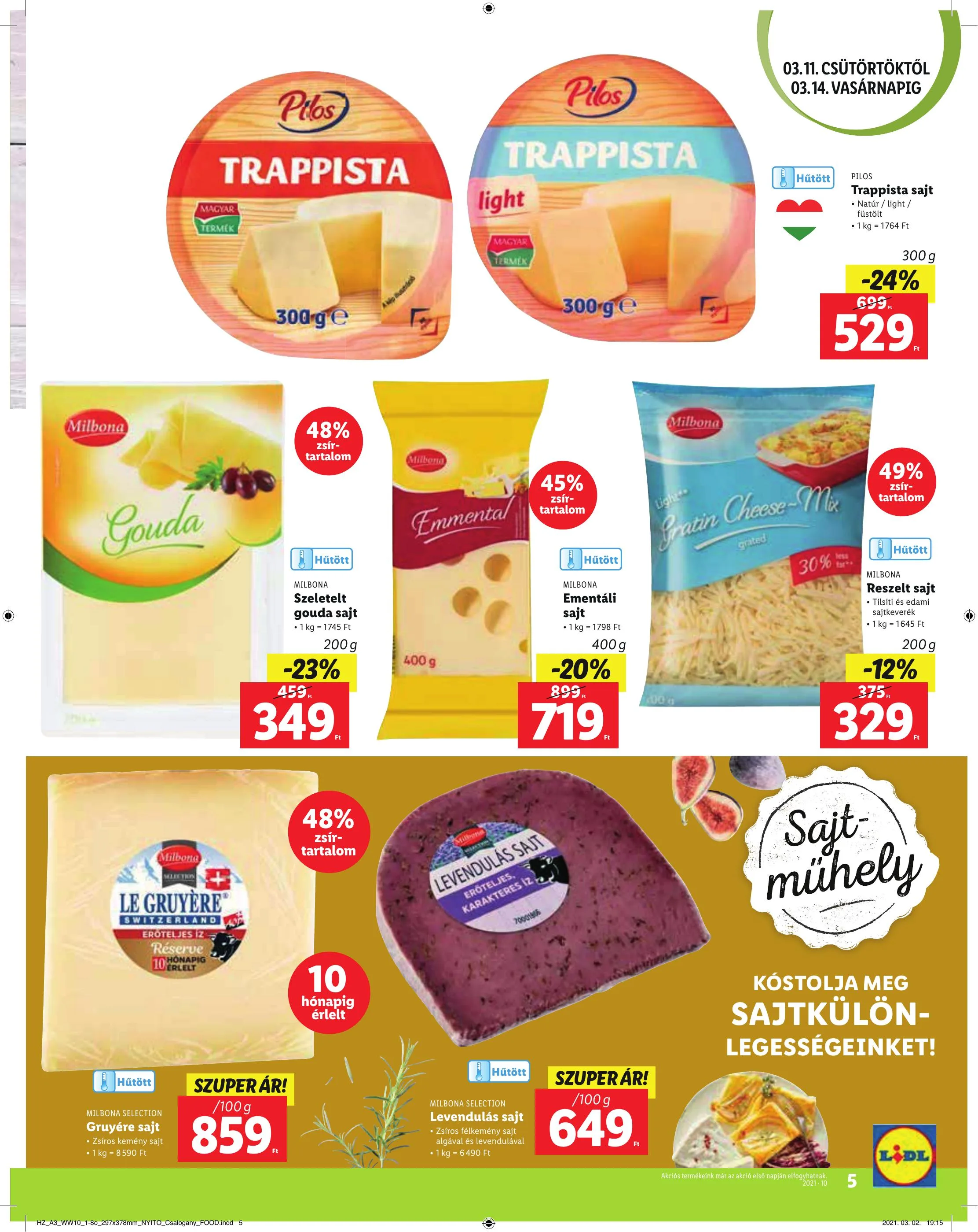 Lidl akciós újság Bp Ii Ker 03.11–03.14 – 5. oldal