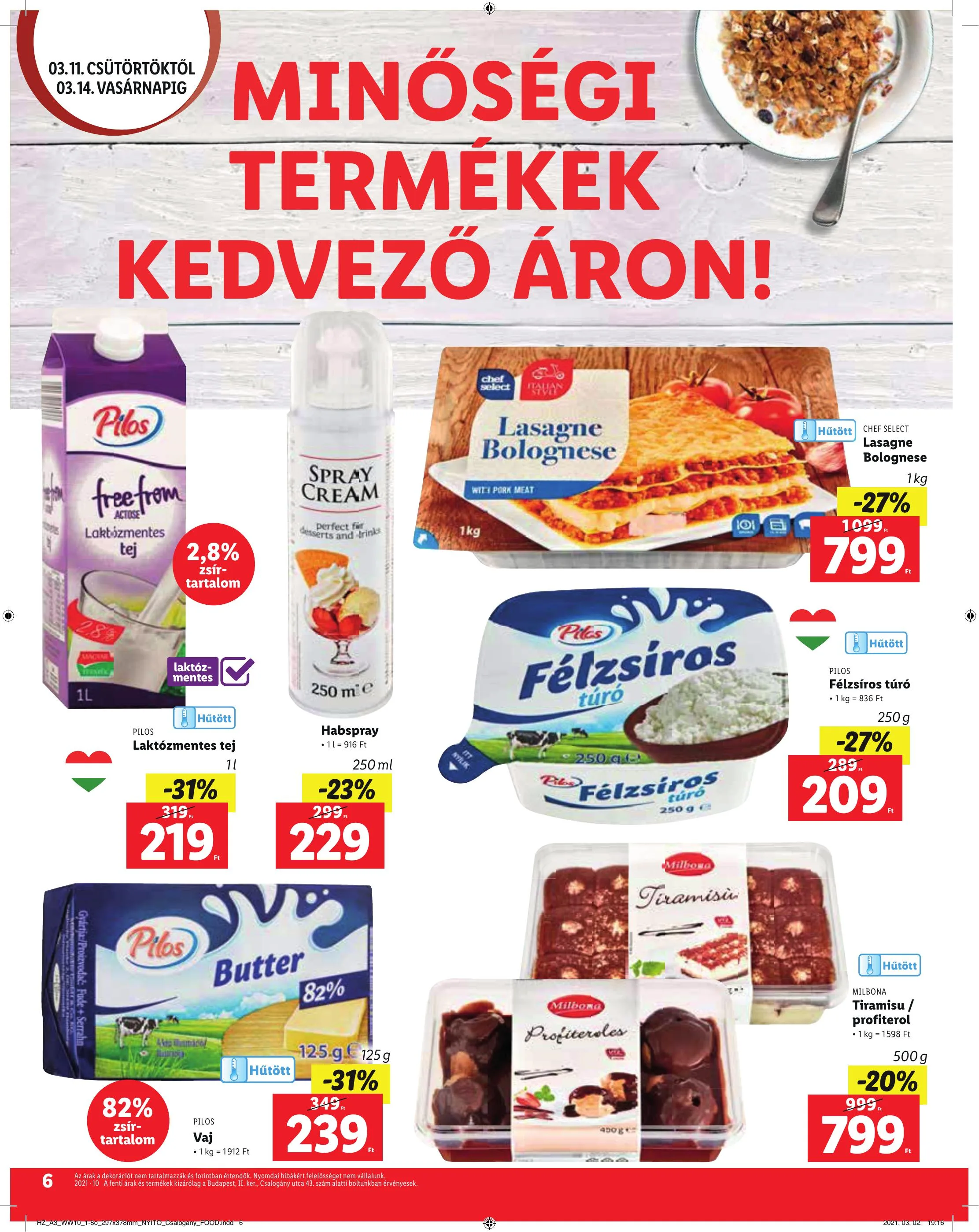 Lidl akciós újság Bp Ii Ker 03.11–03.14 – 6. oldal