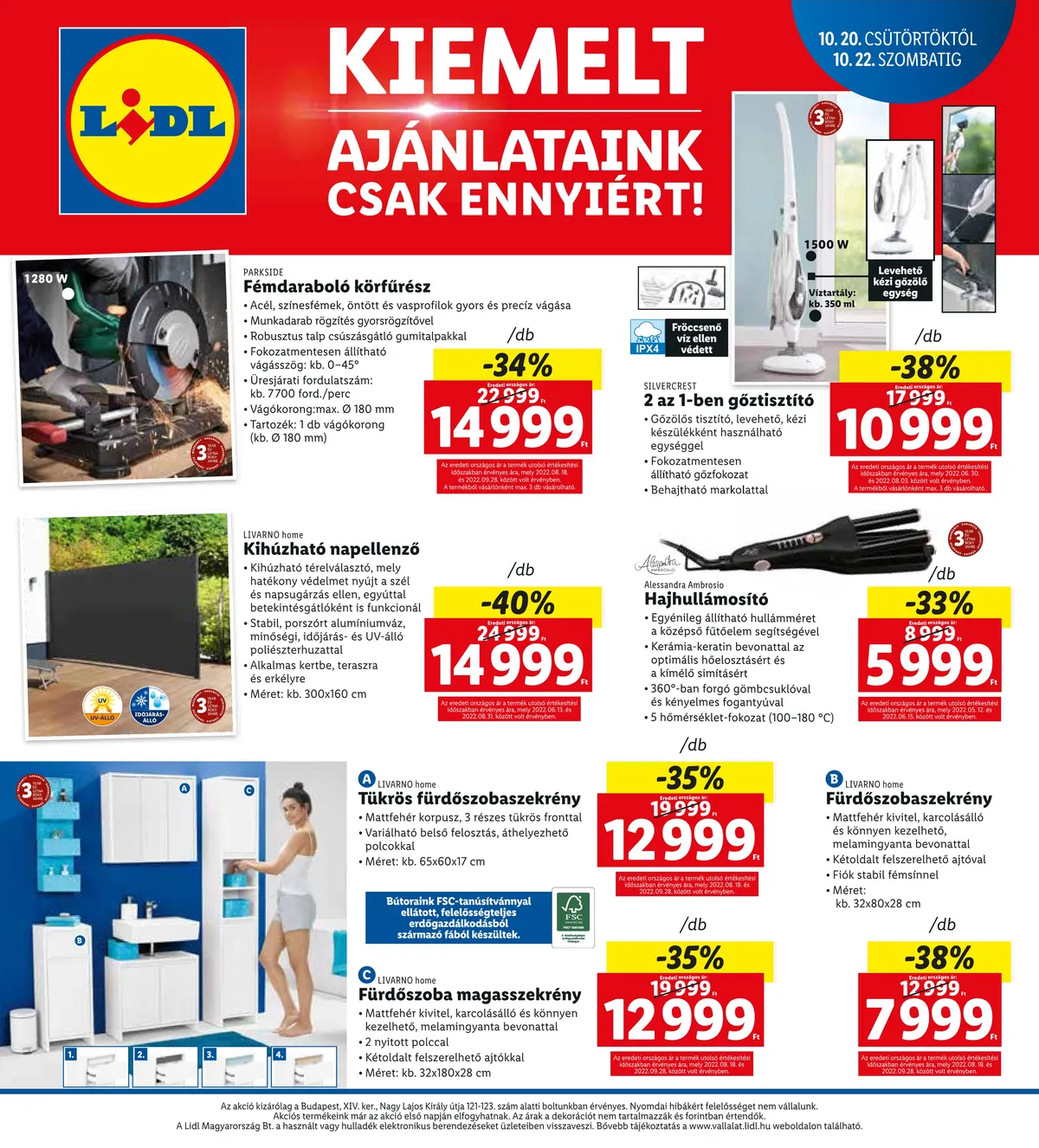 Lidl akciós újság Bp nagy lajos kiraly utja 10.20–10.22 – 4. oldal