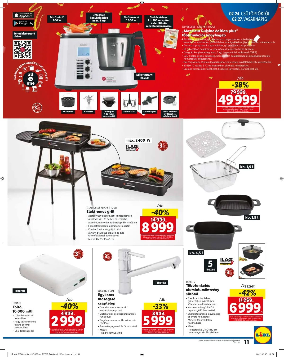 Lidl akciós újság Budakeszi 02.24–02.27 – 11. oldal