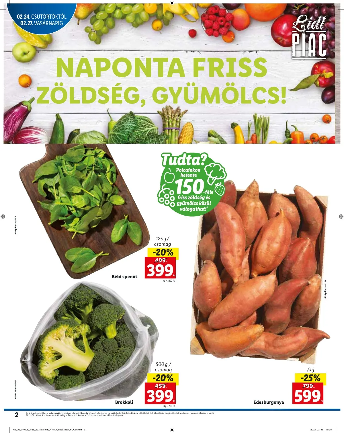 Lidl akciós újság Budakeszi 02.24–02.27 – 2. oldal