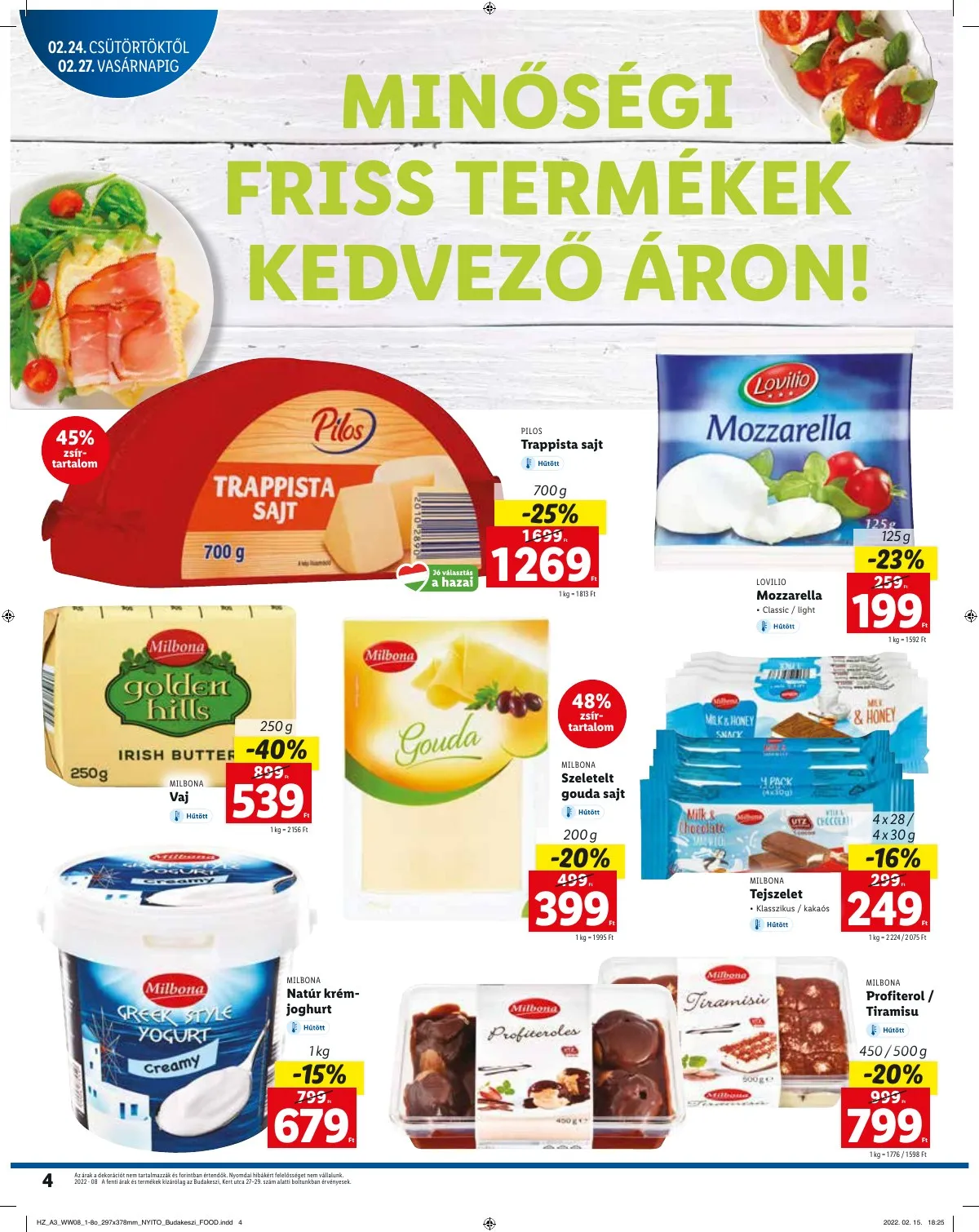 Lidl akciós újság Budakeszi 02.24–02.27 – 4. oldal