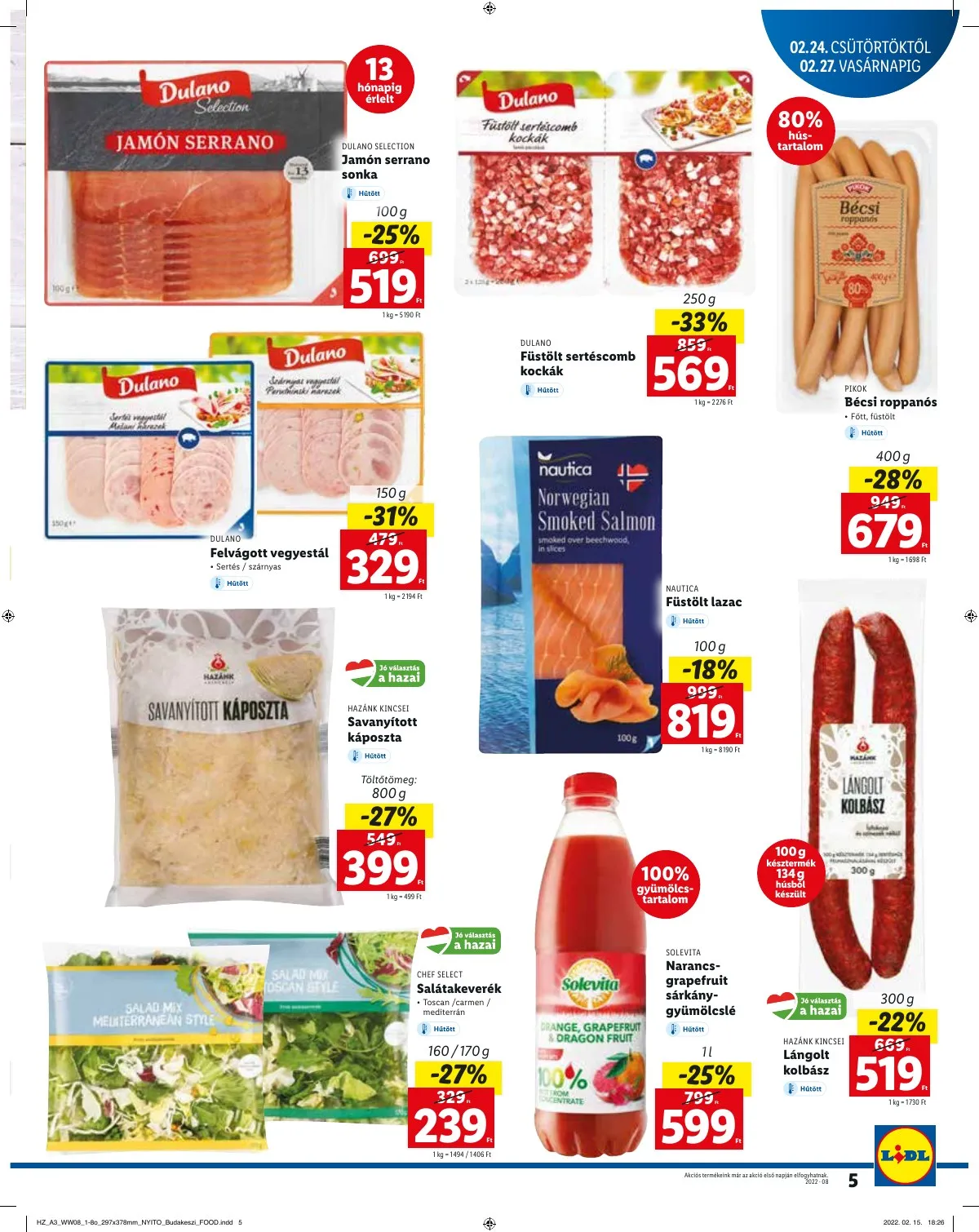 Lidl akciós újság Budakeszi 02.24–02.27 – 5. oldal