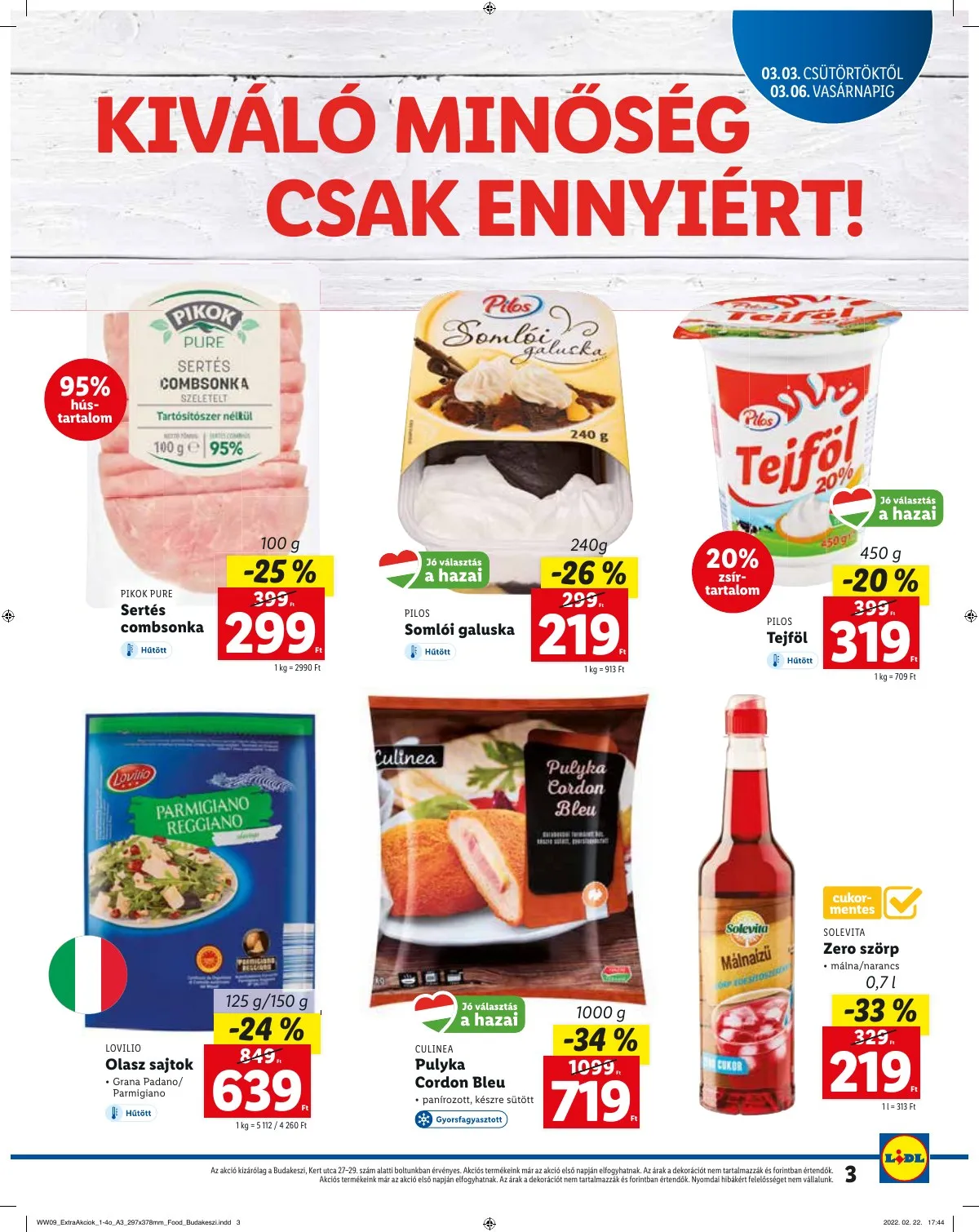 Lidl akciós újság Budakeszi 03.03–03.06 – 3. oldal