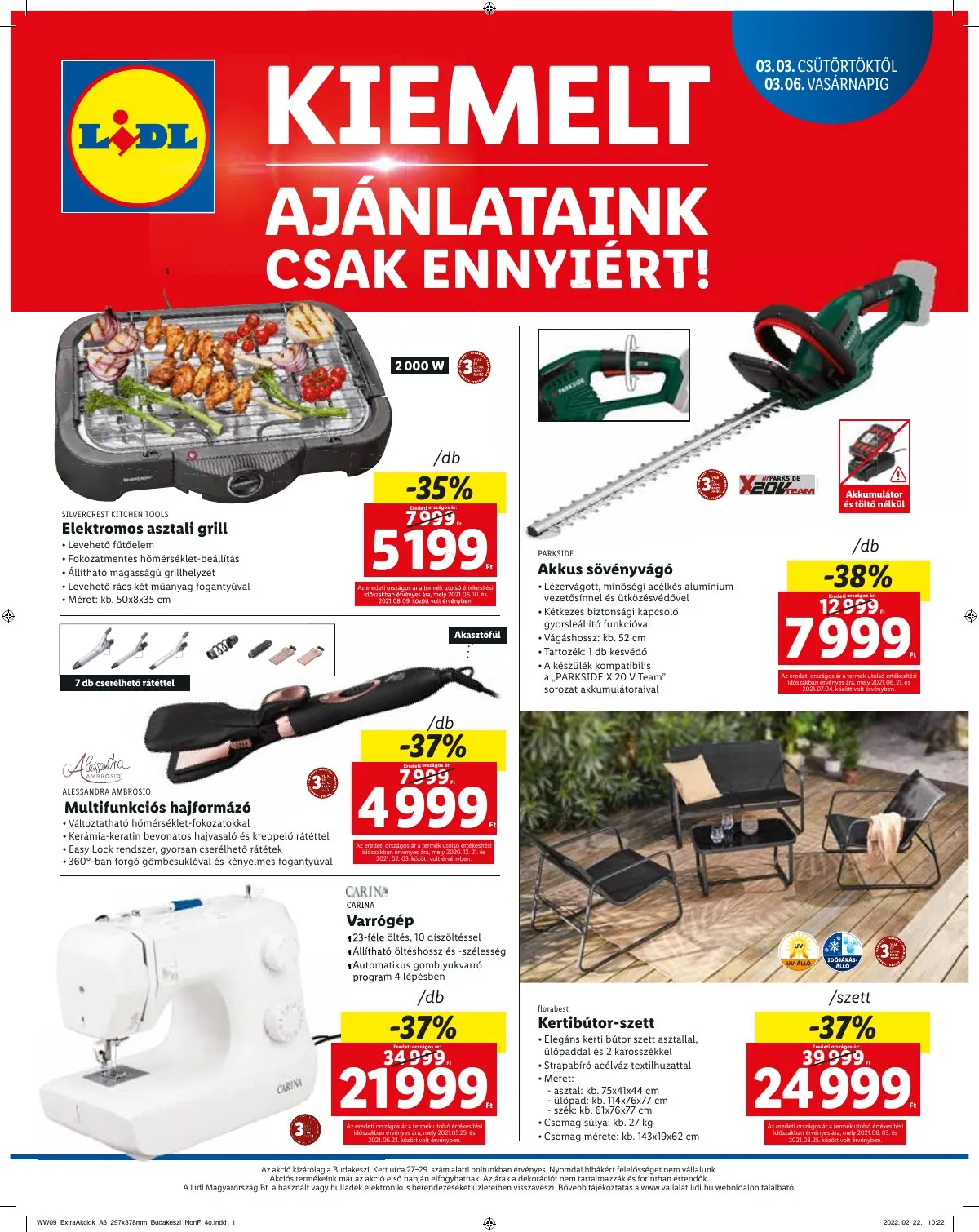 Lidl akciós újság Budakeszi 03.03–03.06 – 4. oldal