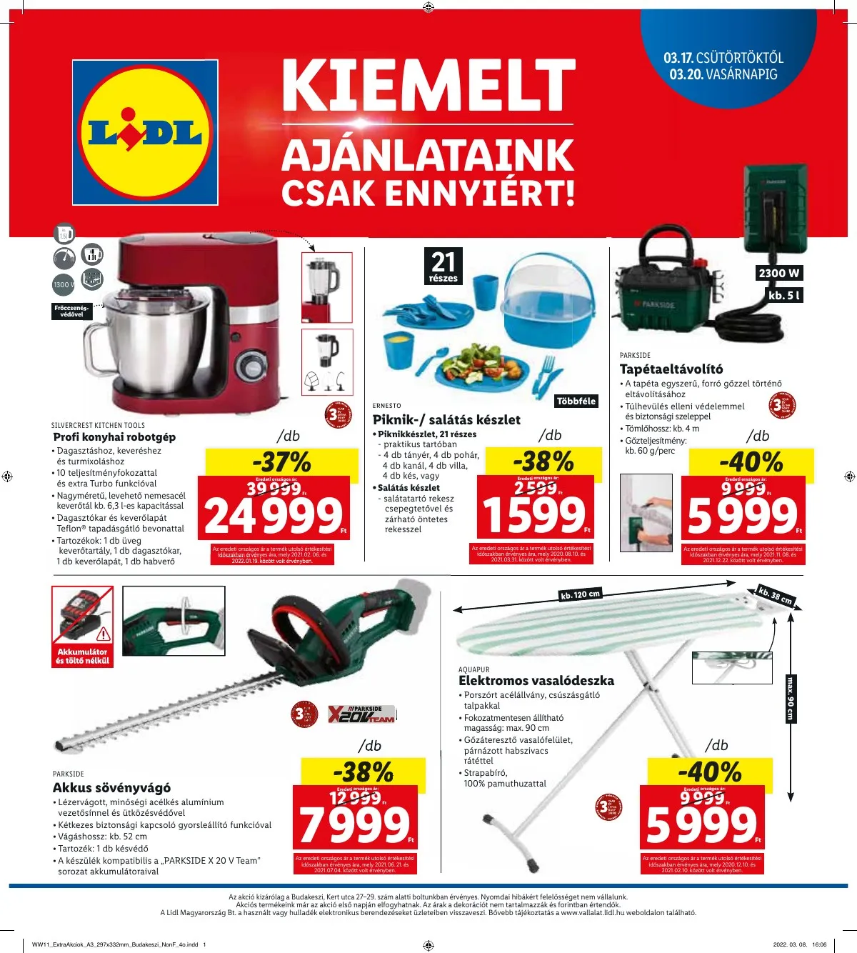 Lidl akciós újság Budakeszi 03.17–03.20 – 4. oldal