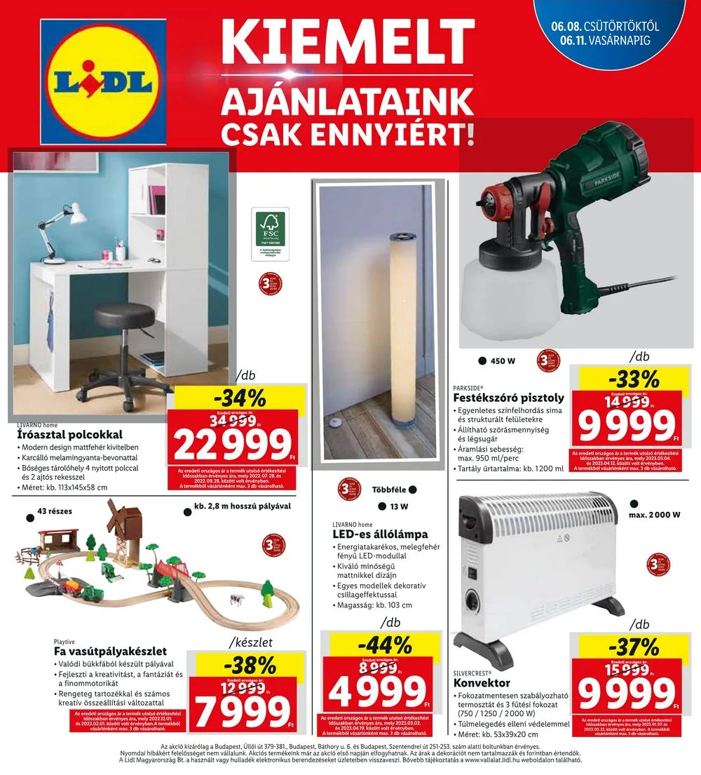 Lidl akciós újság Budapest 06.08–06.11 – 4. oldal