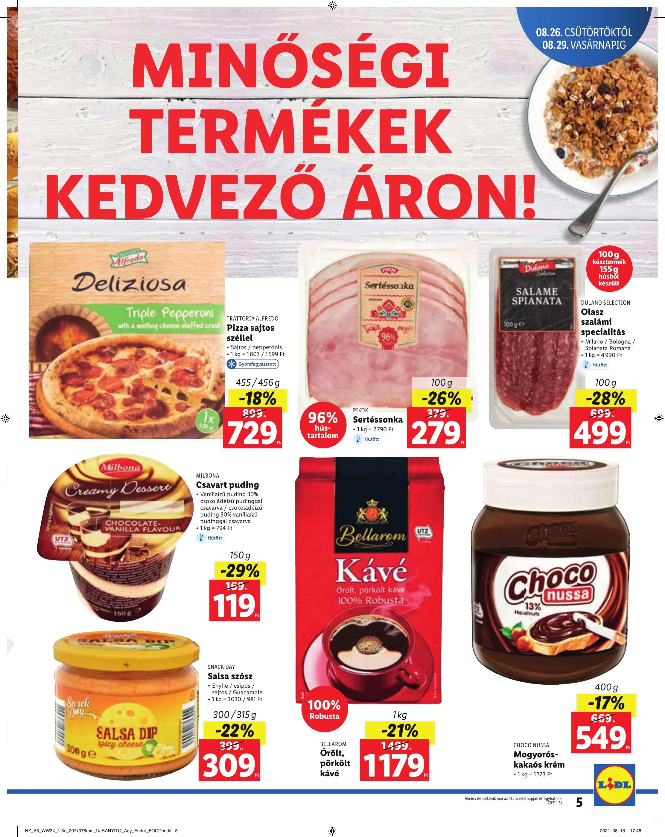 Lidl akciós újság Csepel 08.26–08.29 – 5. oldal