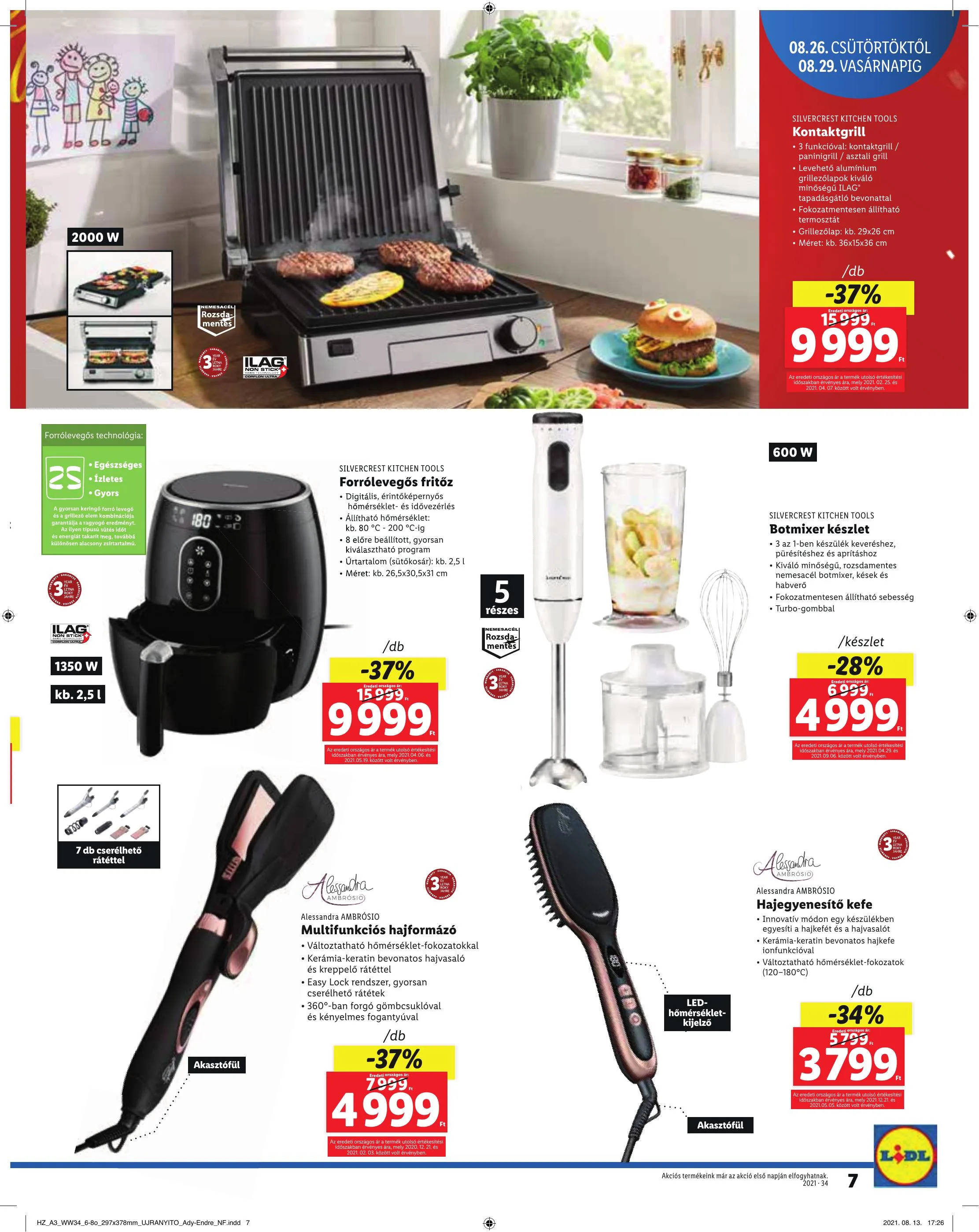 Lidl akciós újság Csepel 08.26–08.29 – 7. oldal