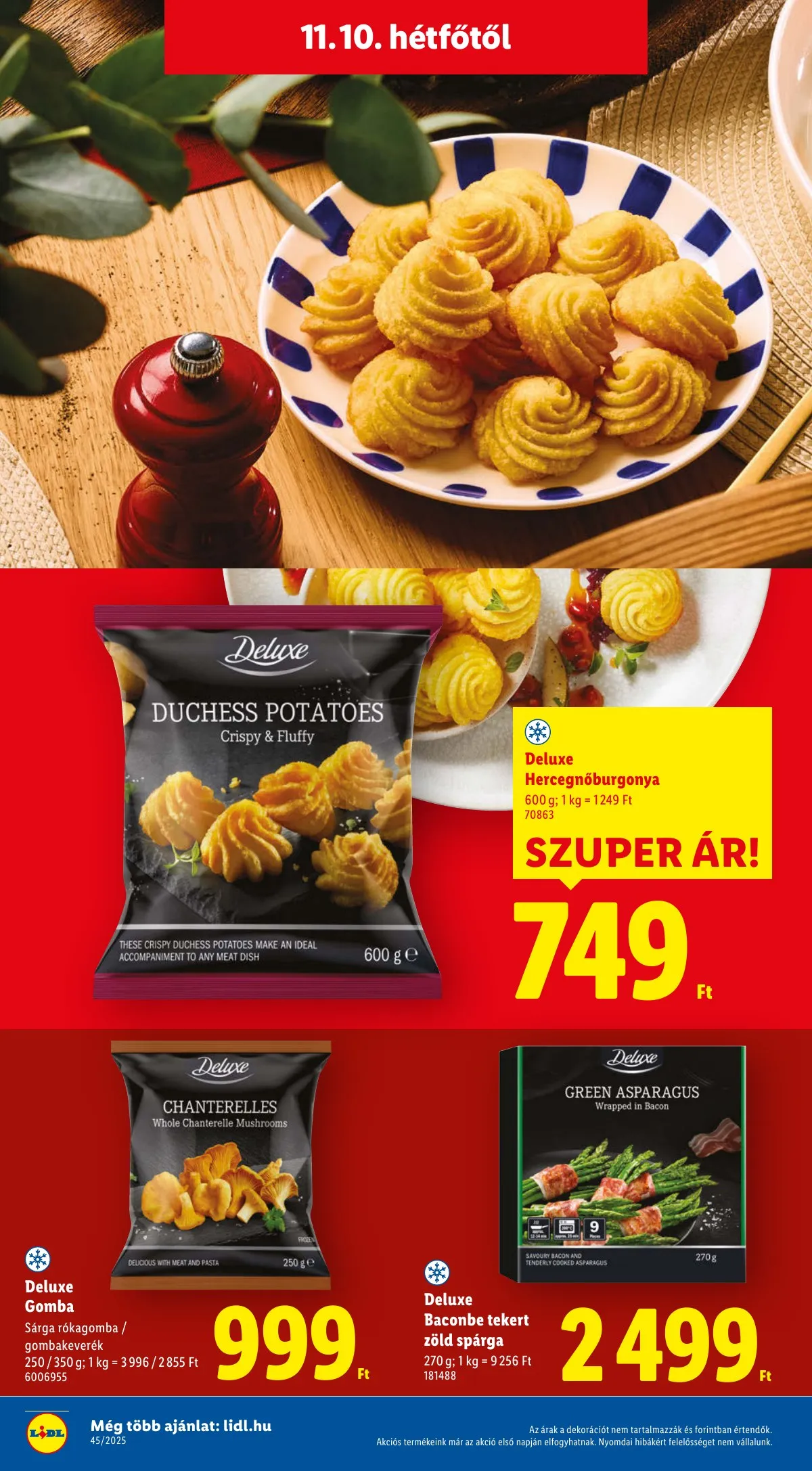 Lidl akciós újság Deluxe 11.10–11.10 – 12. oldal