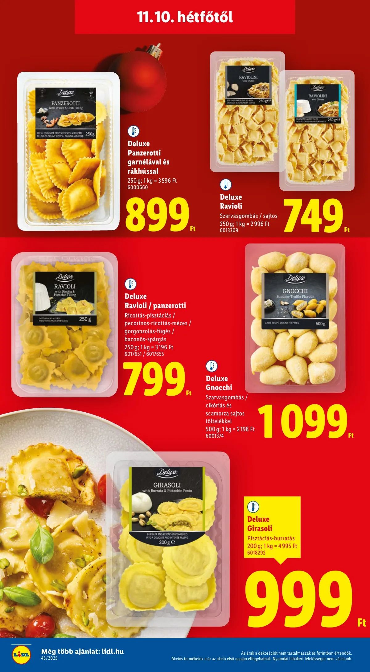 Lidl akciós újság Deluxe 11.10–11.10 – 4. oldal