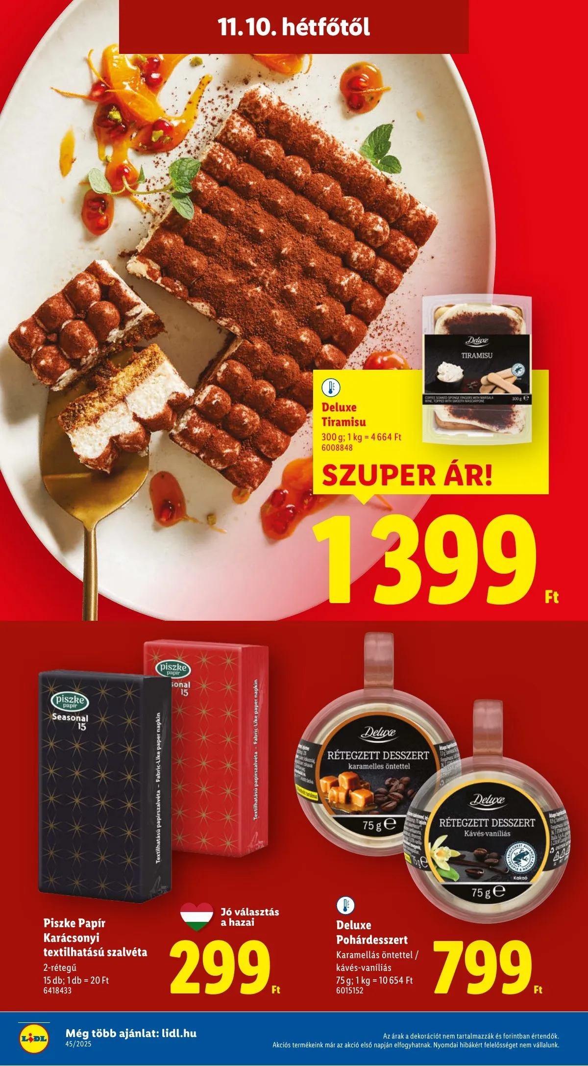 Lidl akciós újság Deluxe 11.10–11.10 – 8. oldal