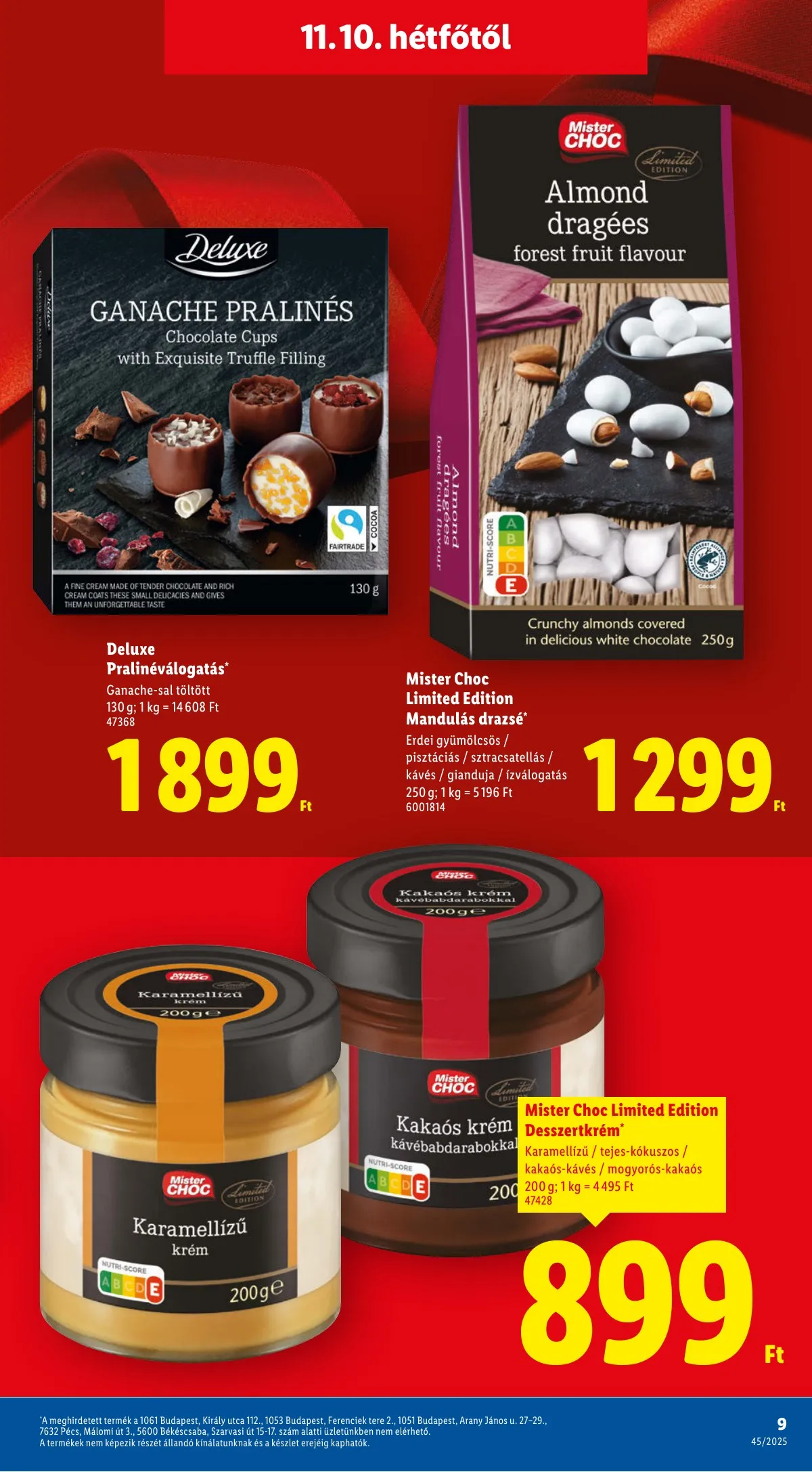 Lidl akciós újság Deluxe 11.10–11.10 – 9. oldal