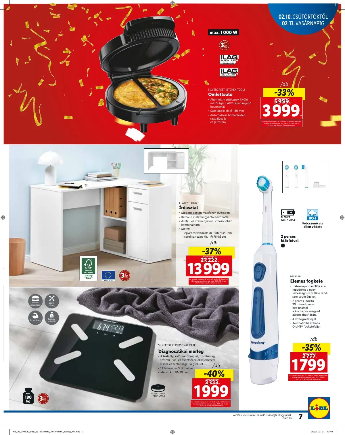 Lidl akciós újság Dorog 02.10–02.13 – 7. oldal