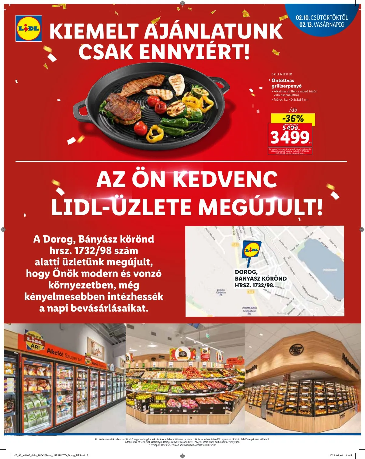 Lidl akciós újság Dorog 02.10–02.13 – 8. oldal